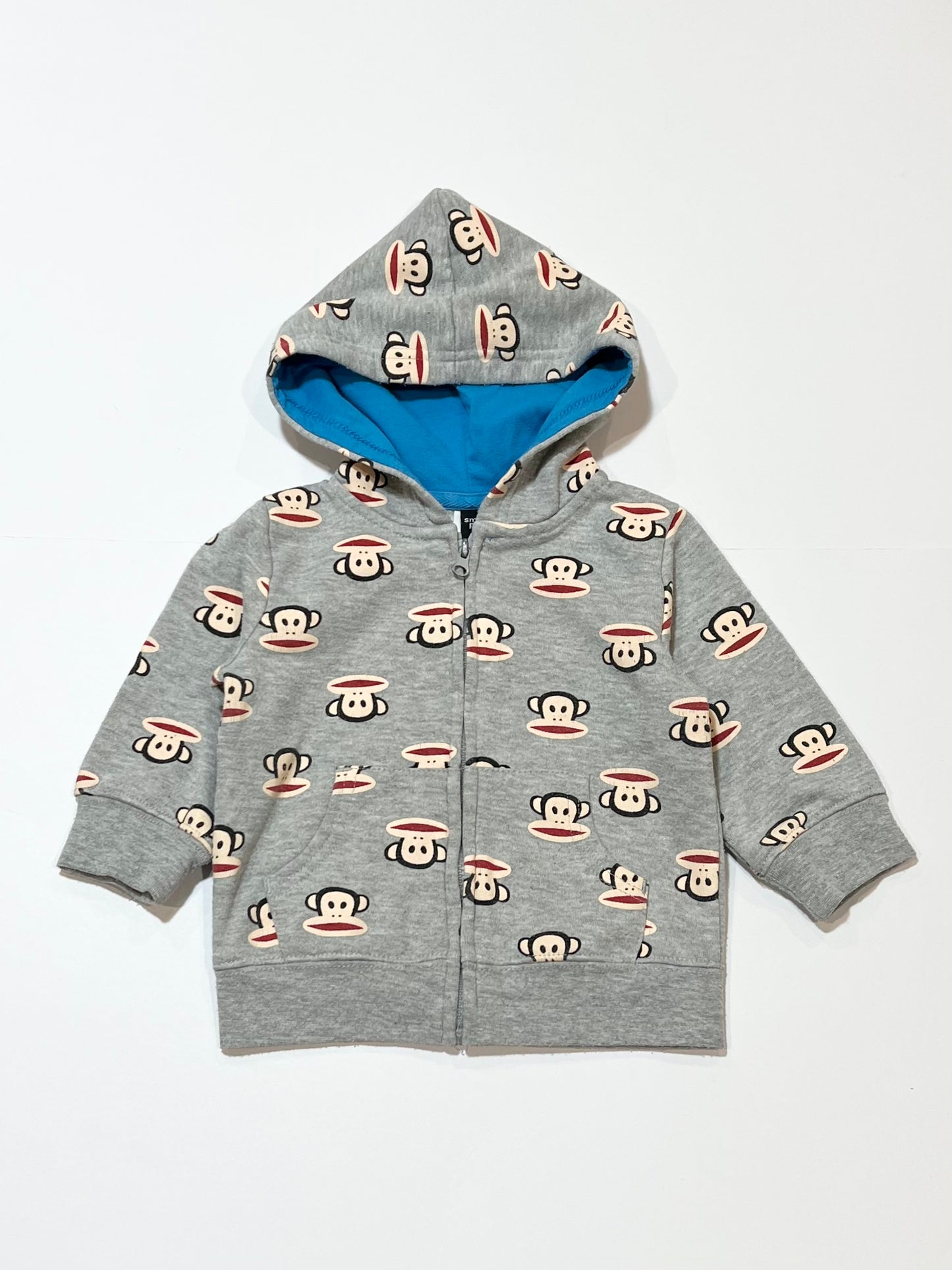 Grey zip hoodie - Size 0