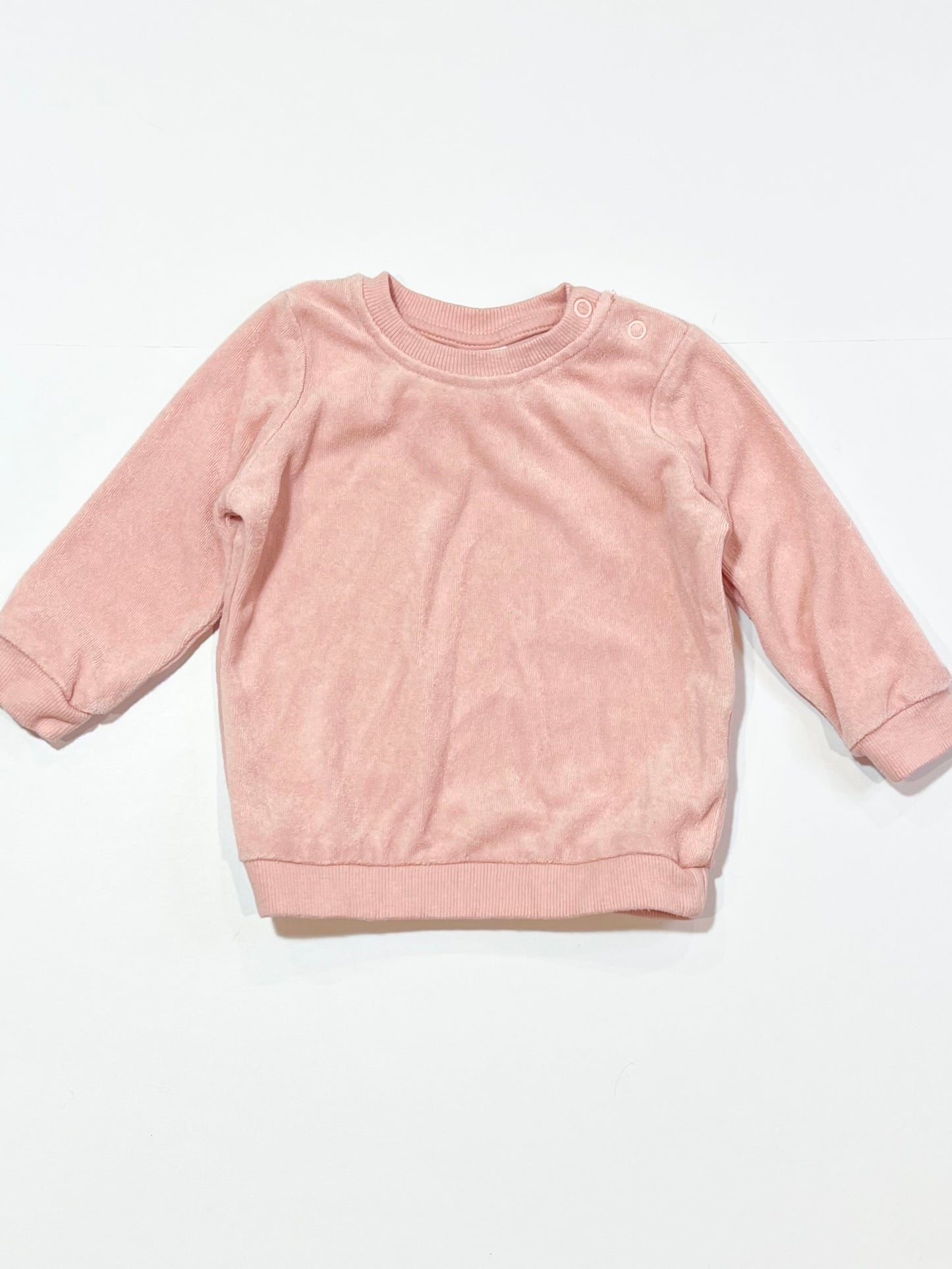 Pink terry sweater - Size 0