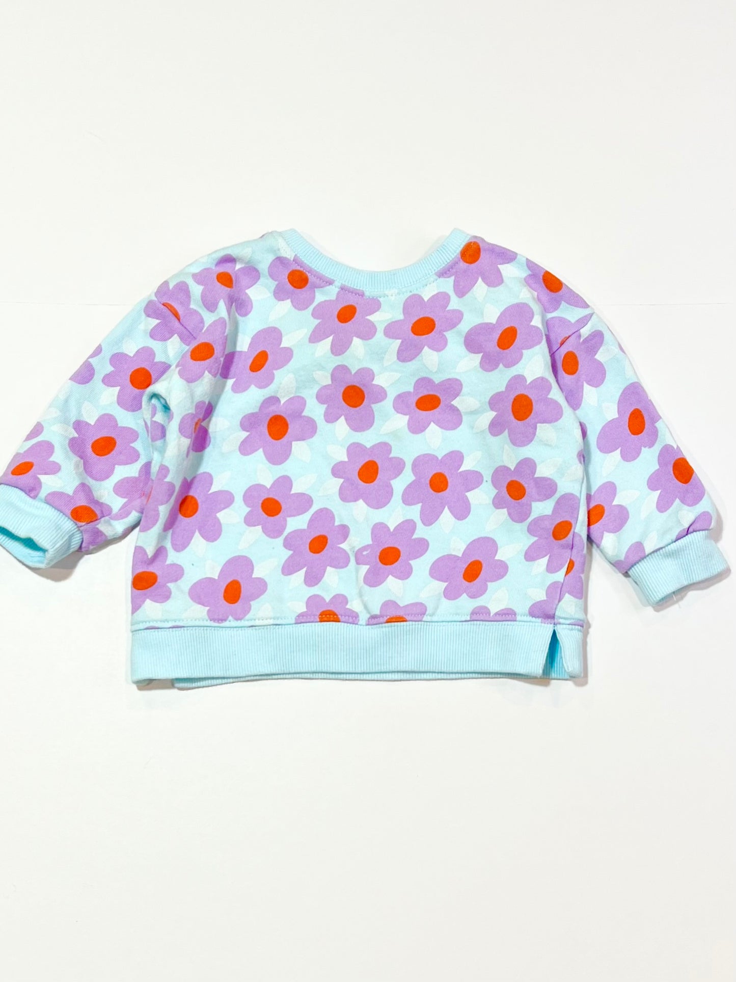Blue flower sweater - Size 0