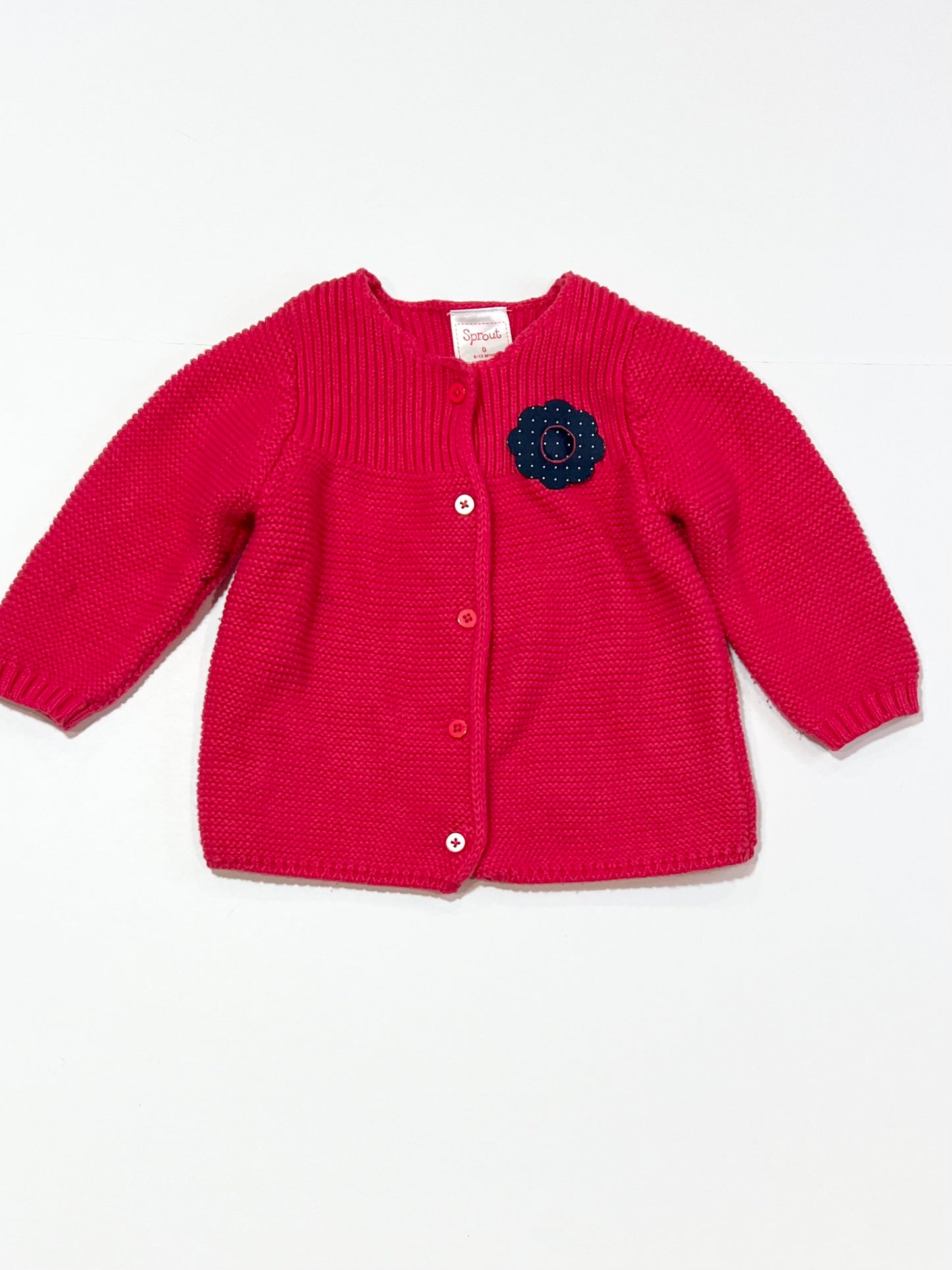 Pink knit cardigan - Size 0