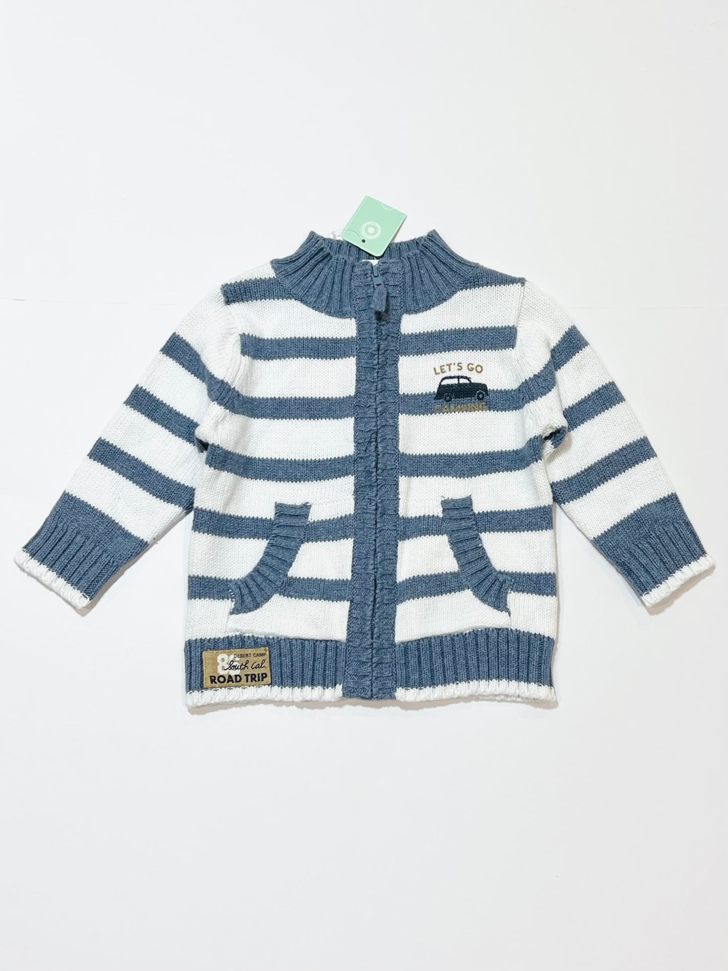 Zip knit jacket brand new - Size 0