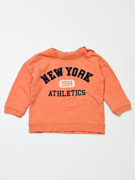 Orange sweater - Size 9-12 months