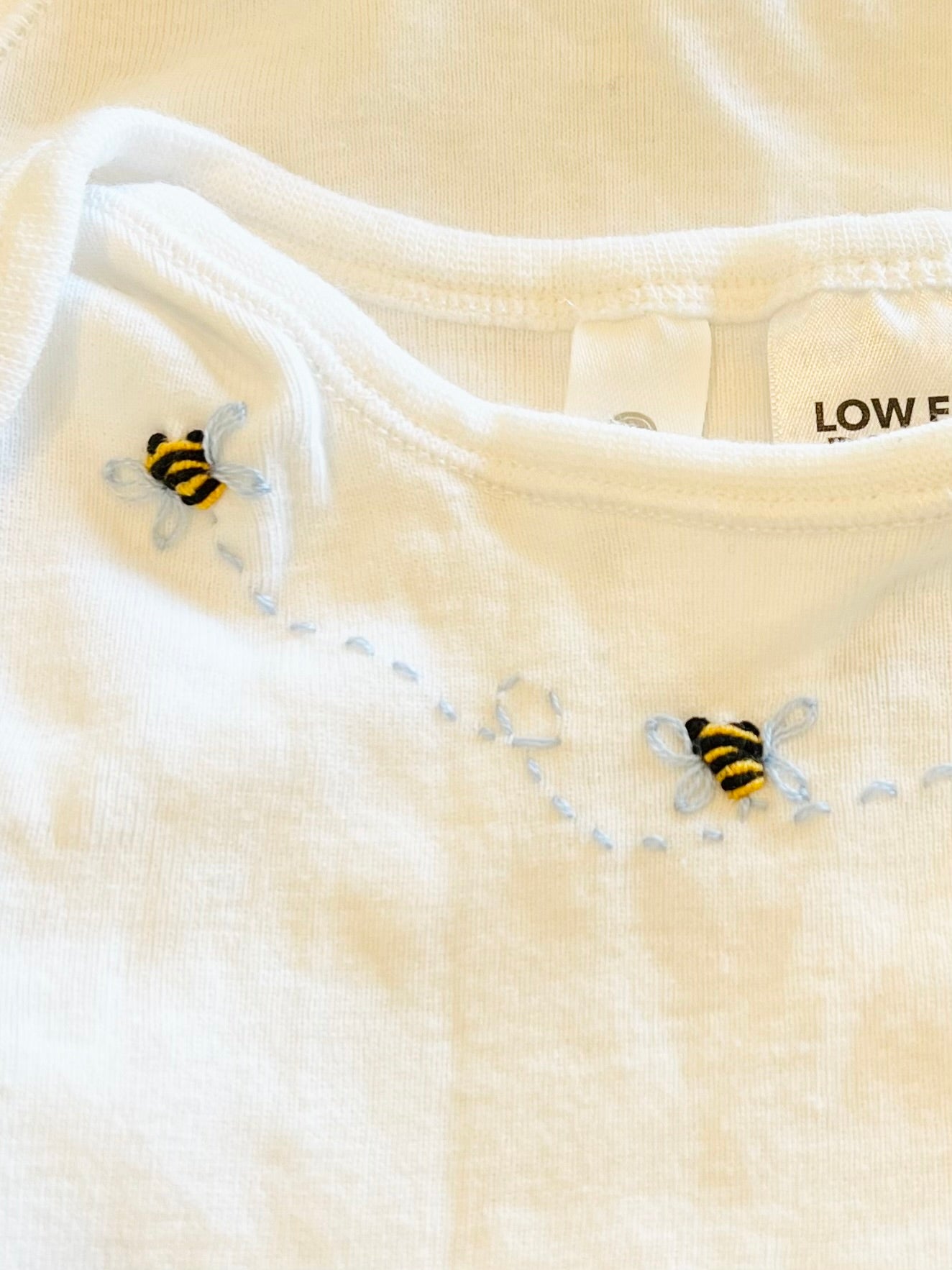 Hand embroidered bodysuit - Size 0