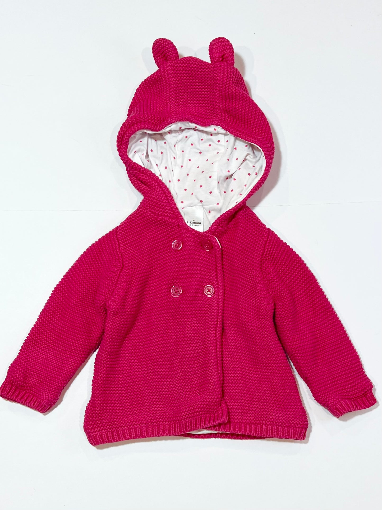 Pink knit jacket - Size 0