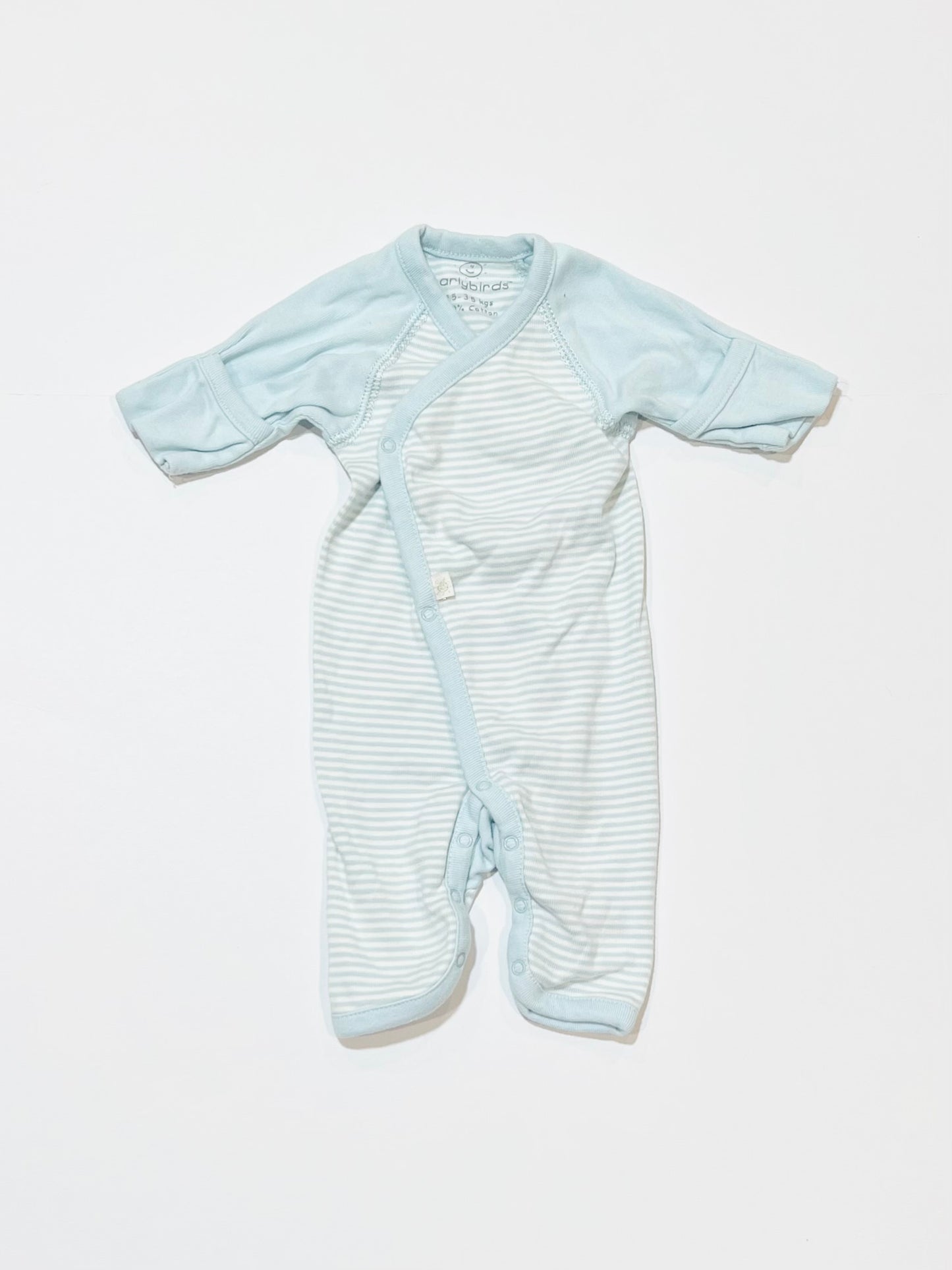 Blue striped onesie - Size 00000