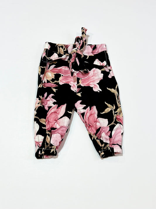 Floral bow pants - Size 00