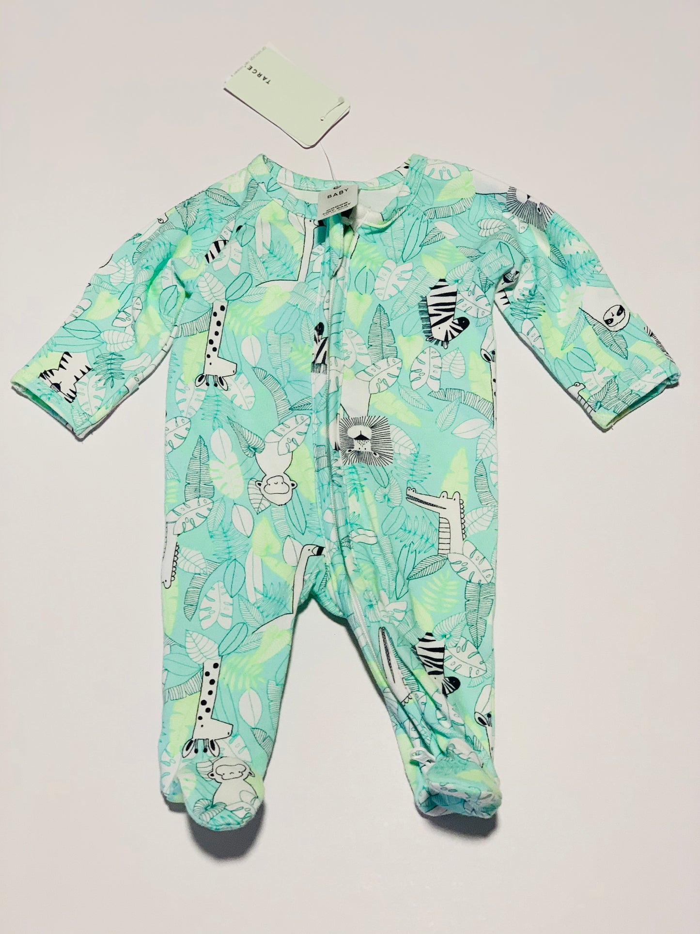 Jungle zip onesie brand new - Size 00000