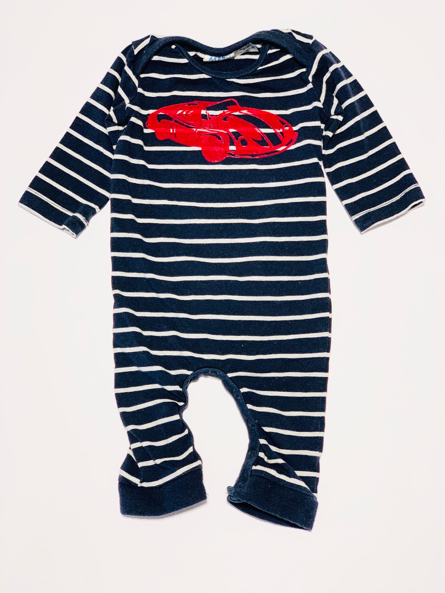 Navy striped onesie - Size 000