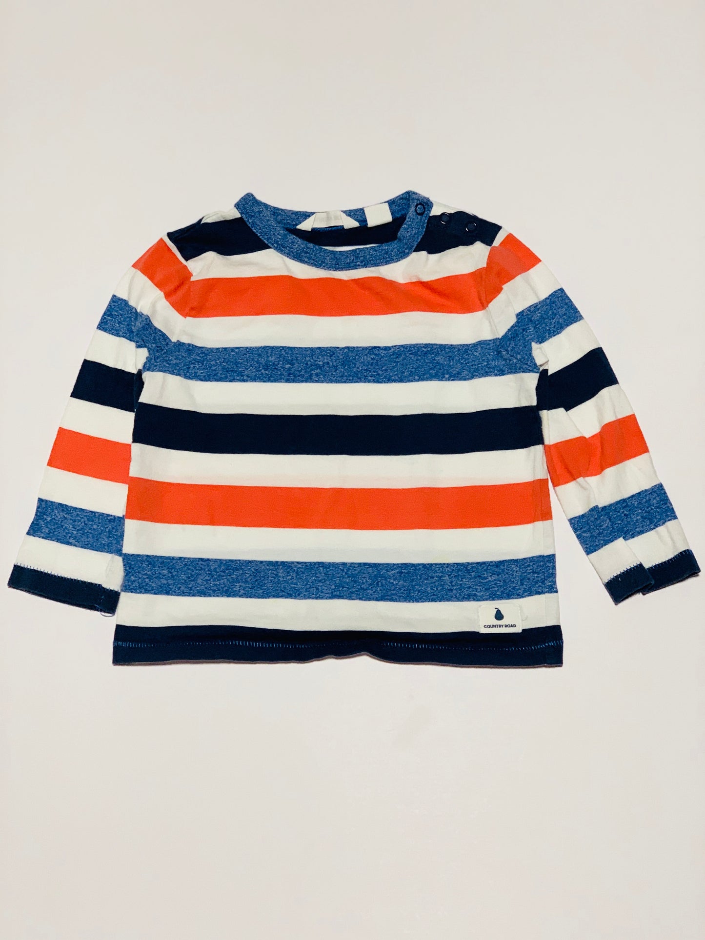 Blue striped top - Size 0