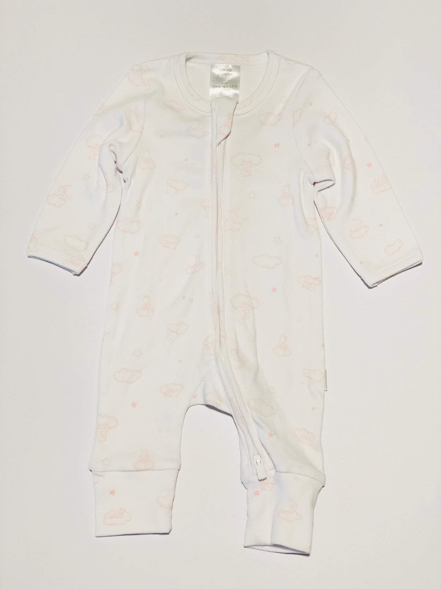 Pink clouds onesie - Size 000