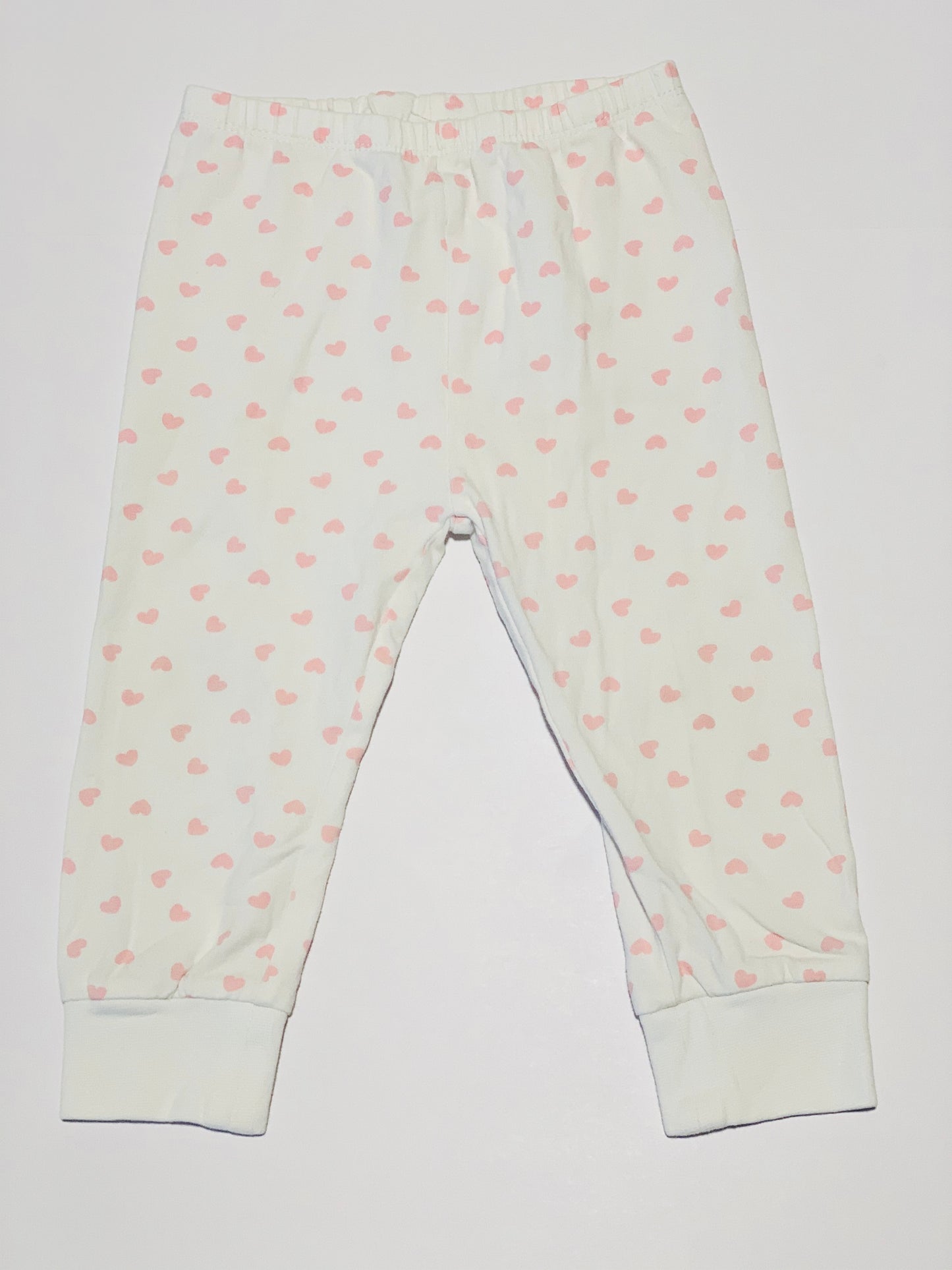 Pink hearts leggings - Size 1