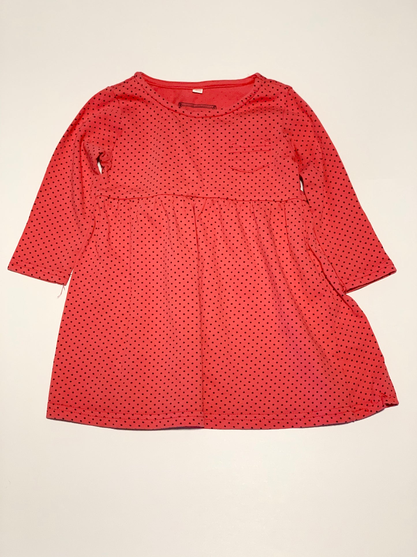 Pink spot dress - Size 1
