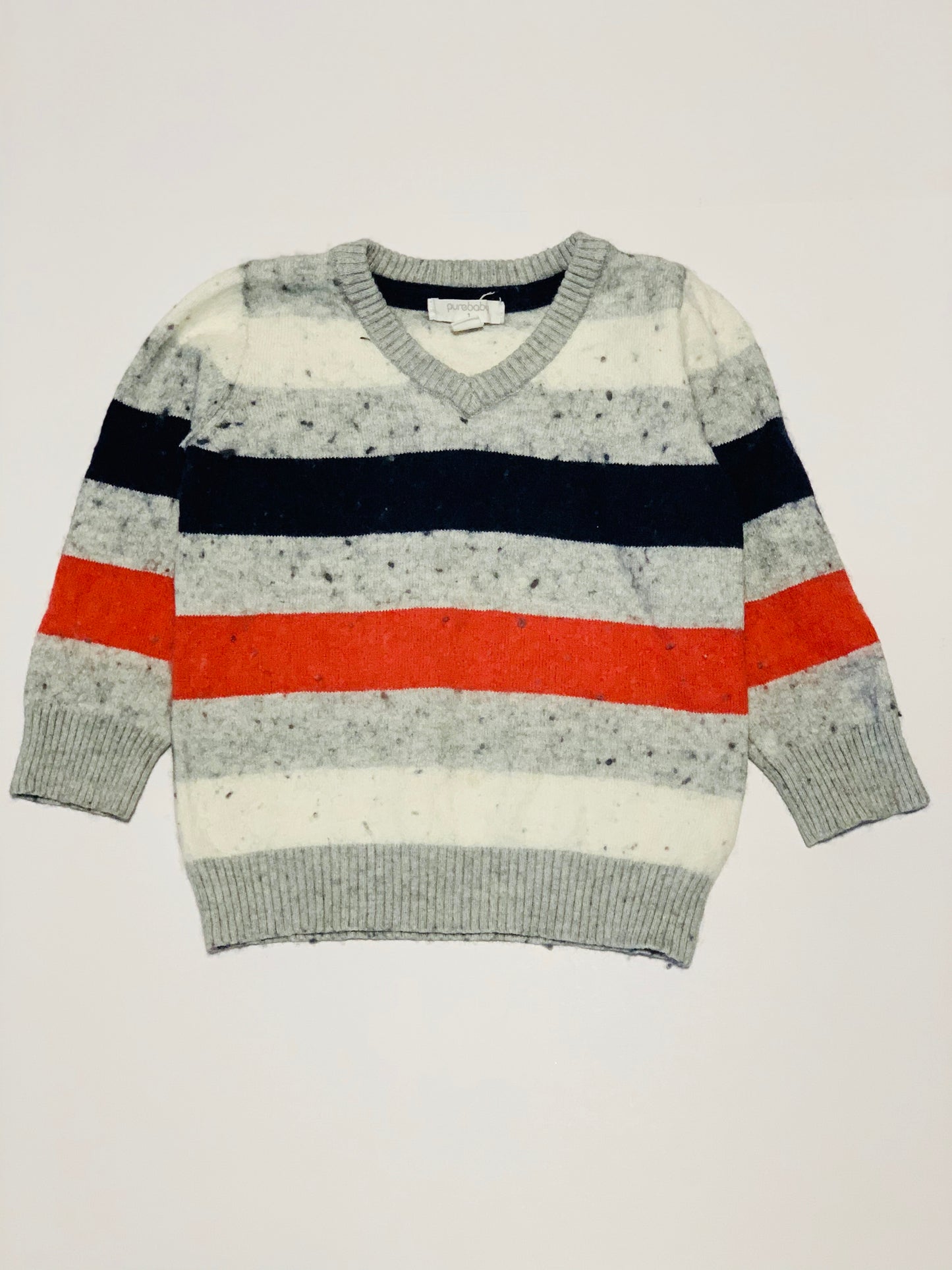 Striped knit jumper - Size 1
