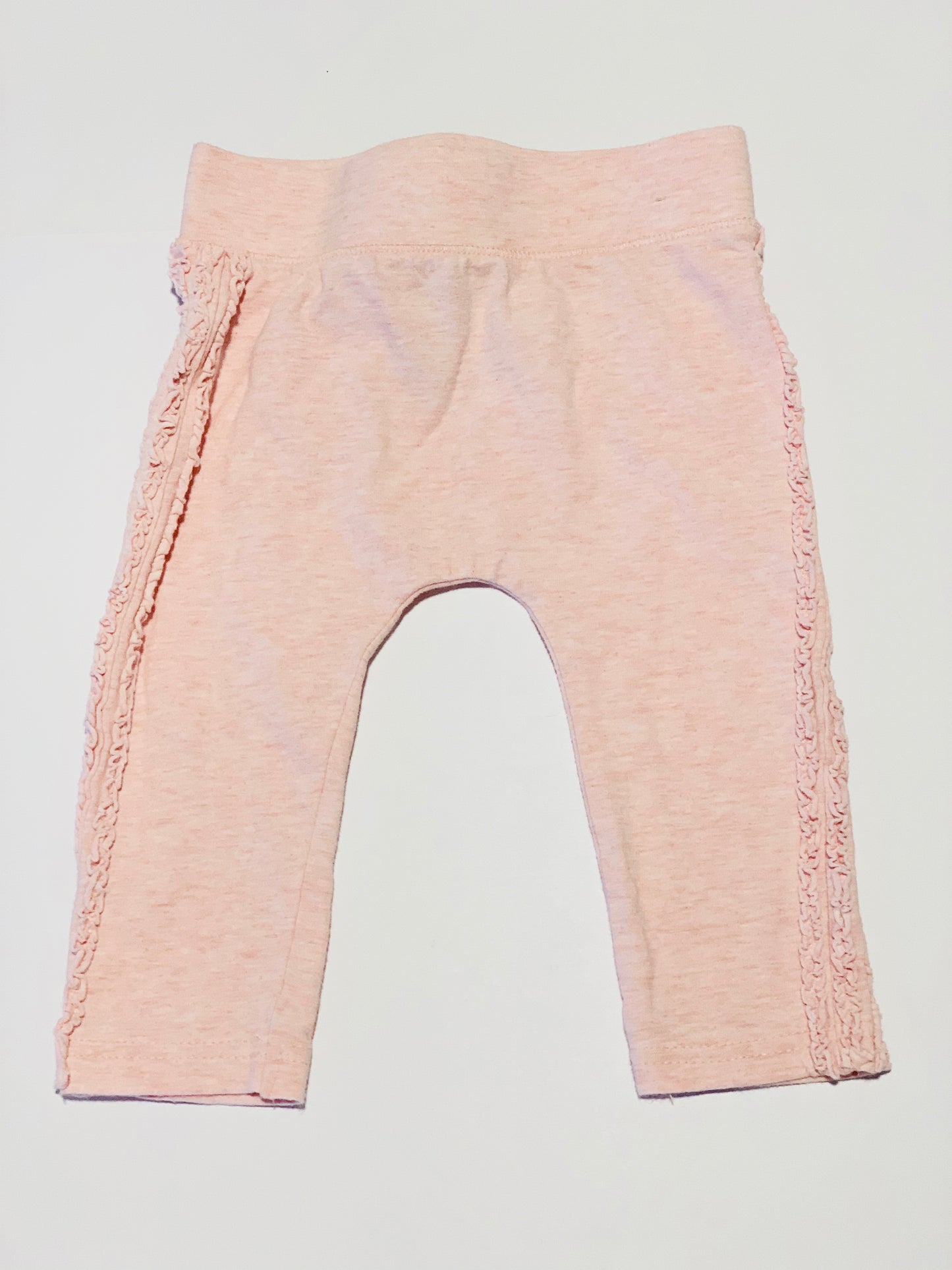 Pink ruffle leggings - Size 0