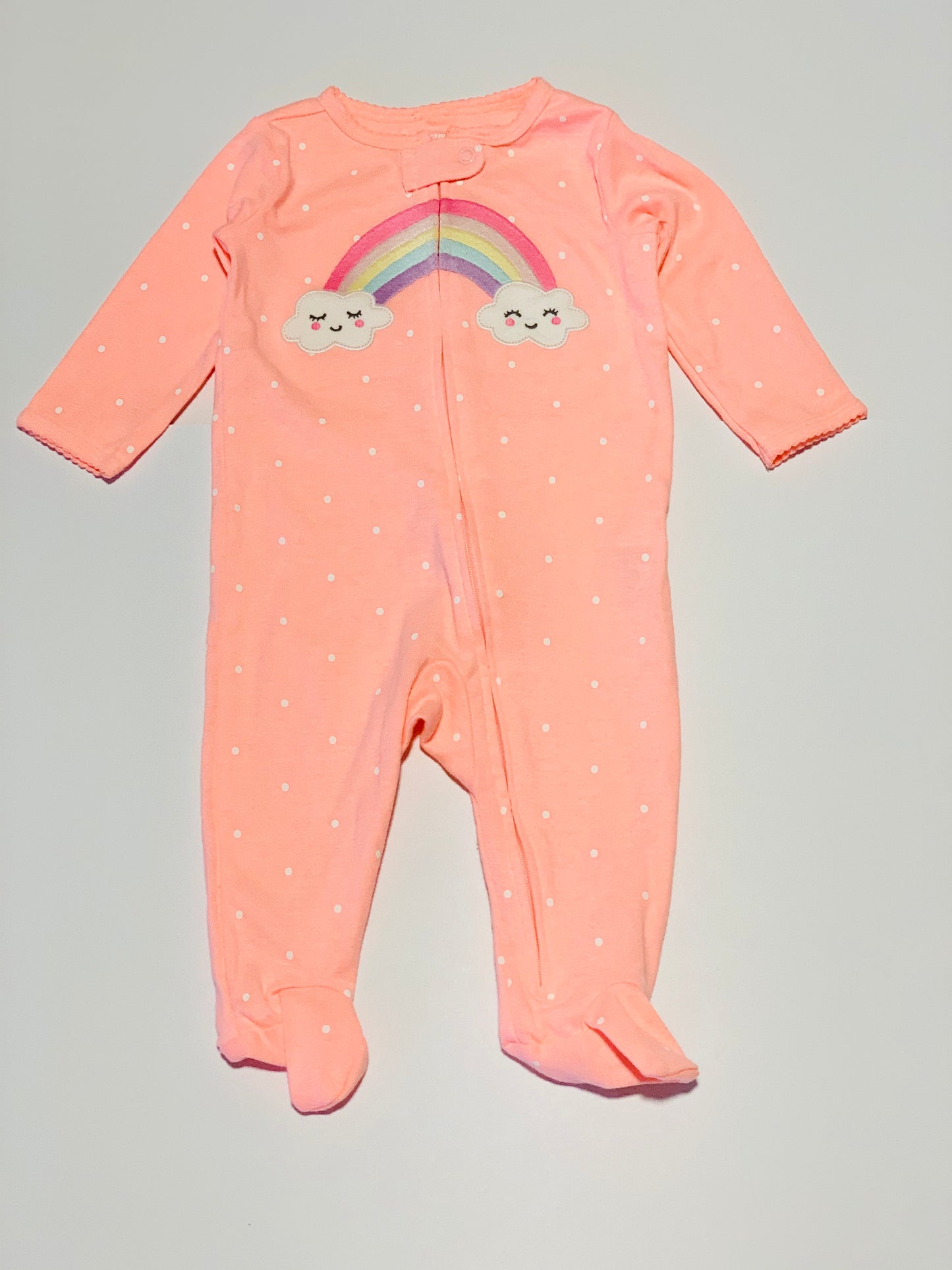 Fluro rainbow onesie - Size 6 months