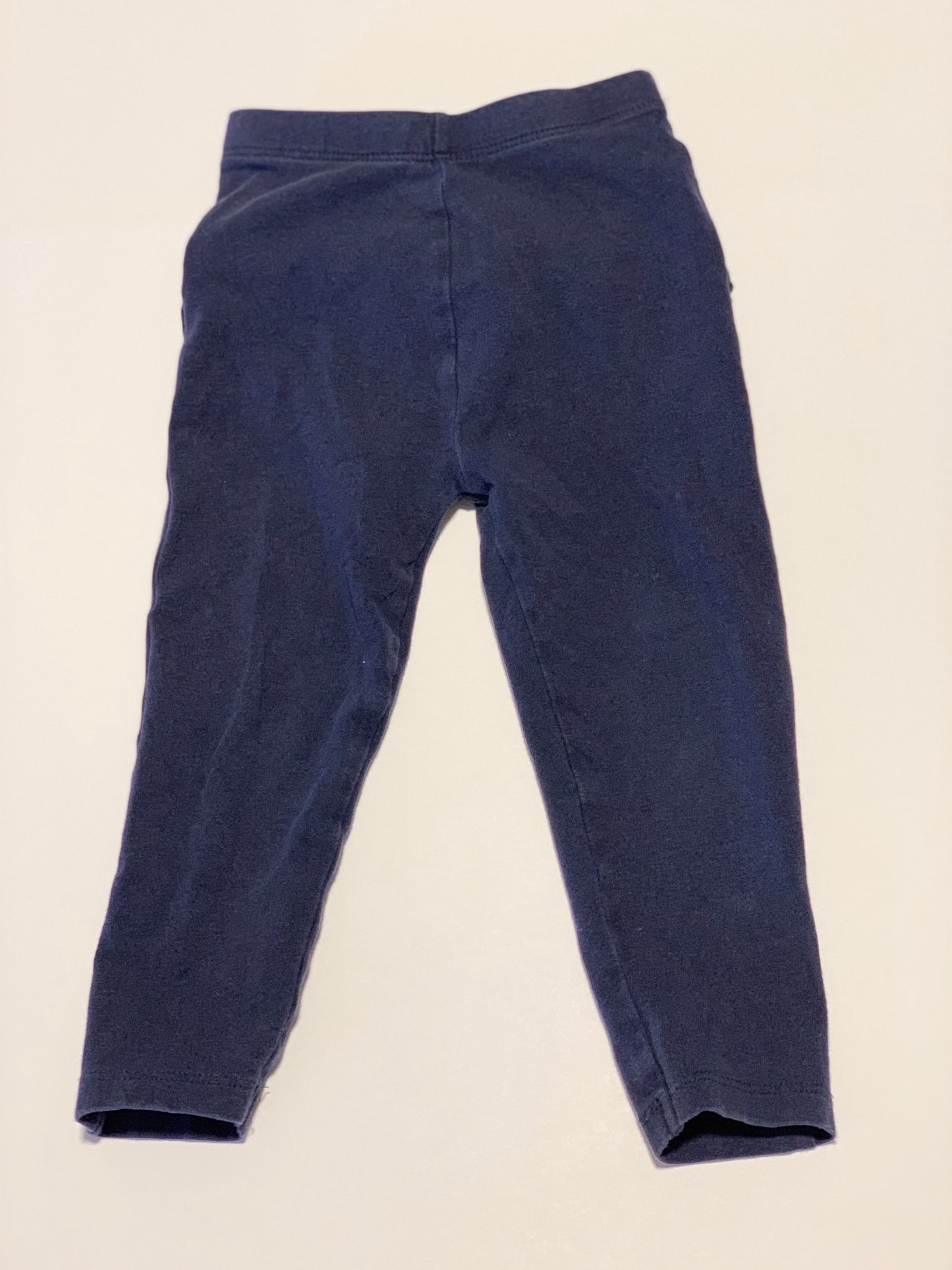 Navy ruffle leggings - Size 1
