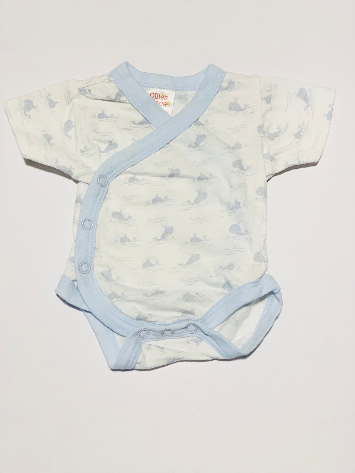 Whales cross-over bodysuit - Size 00000