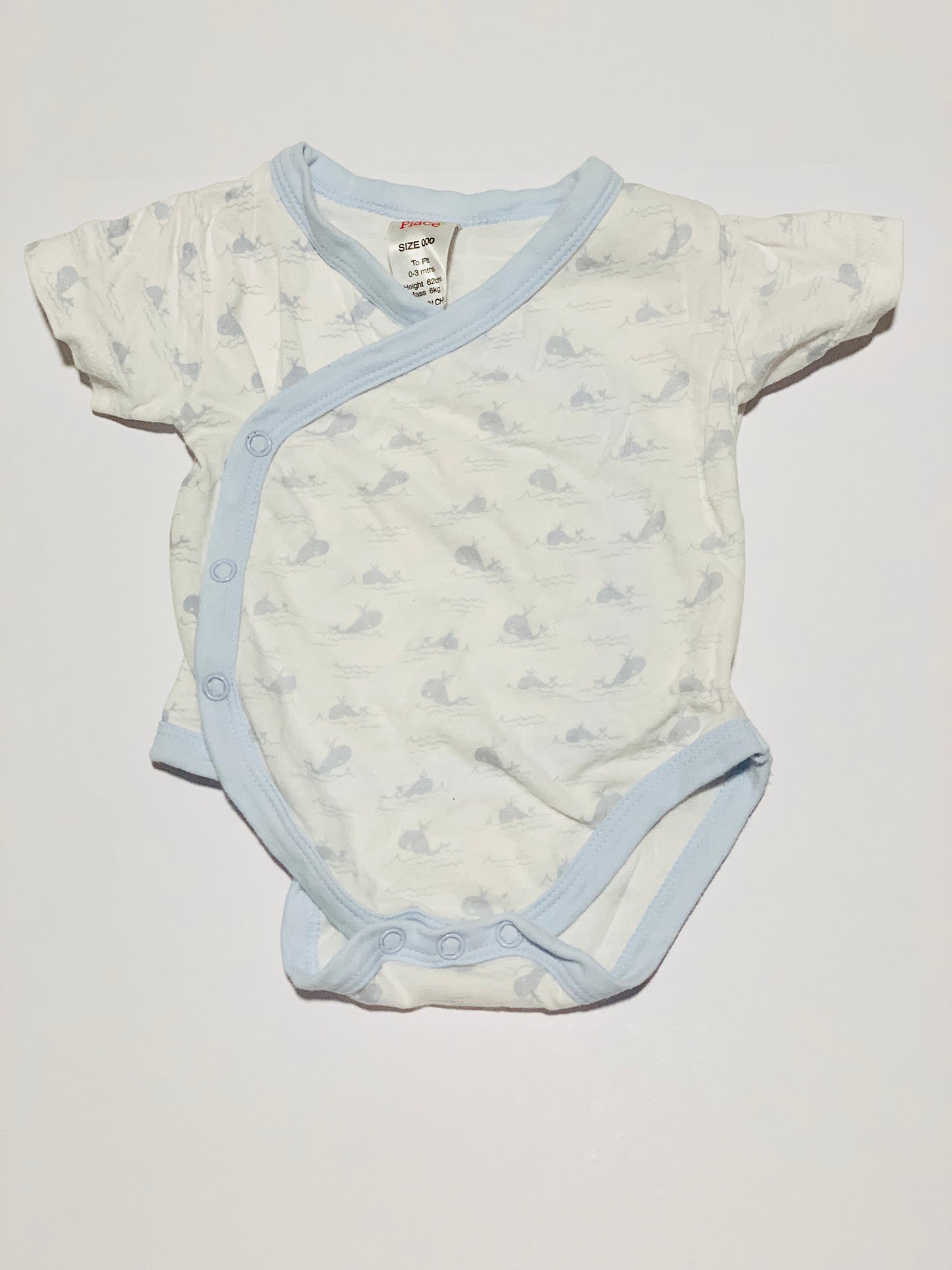 Whales cross-over bodysuit - Size 000