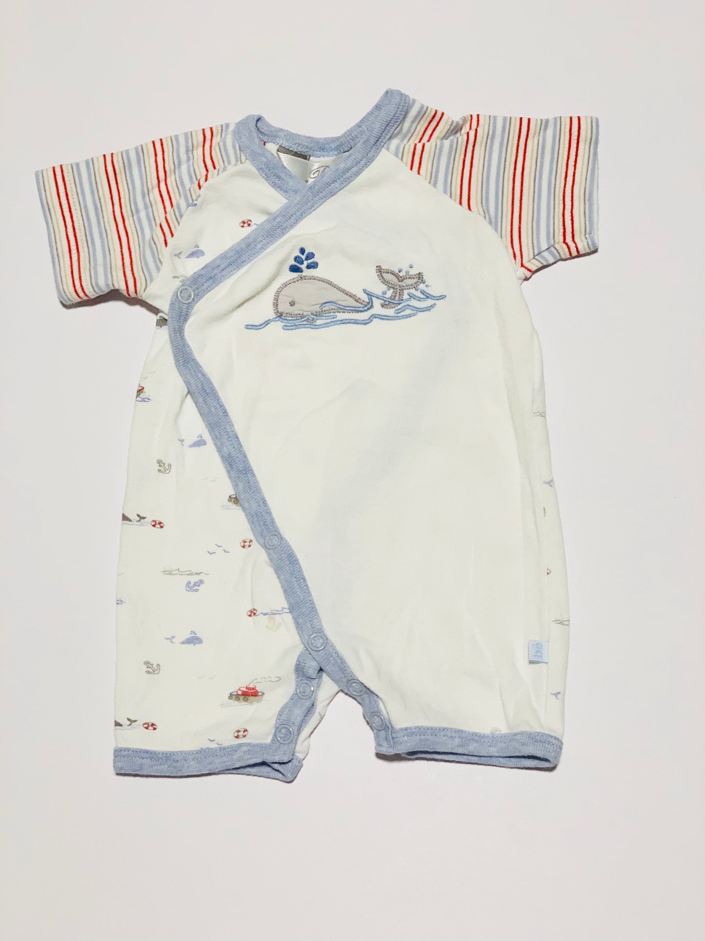 Whale romper - Size 000