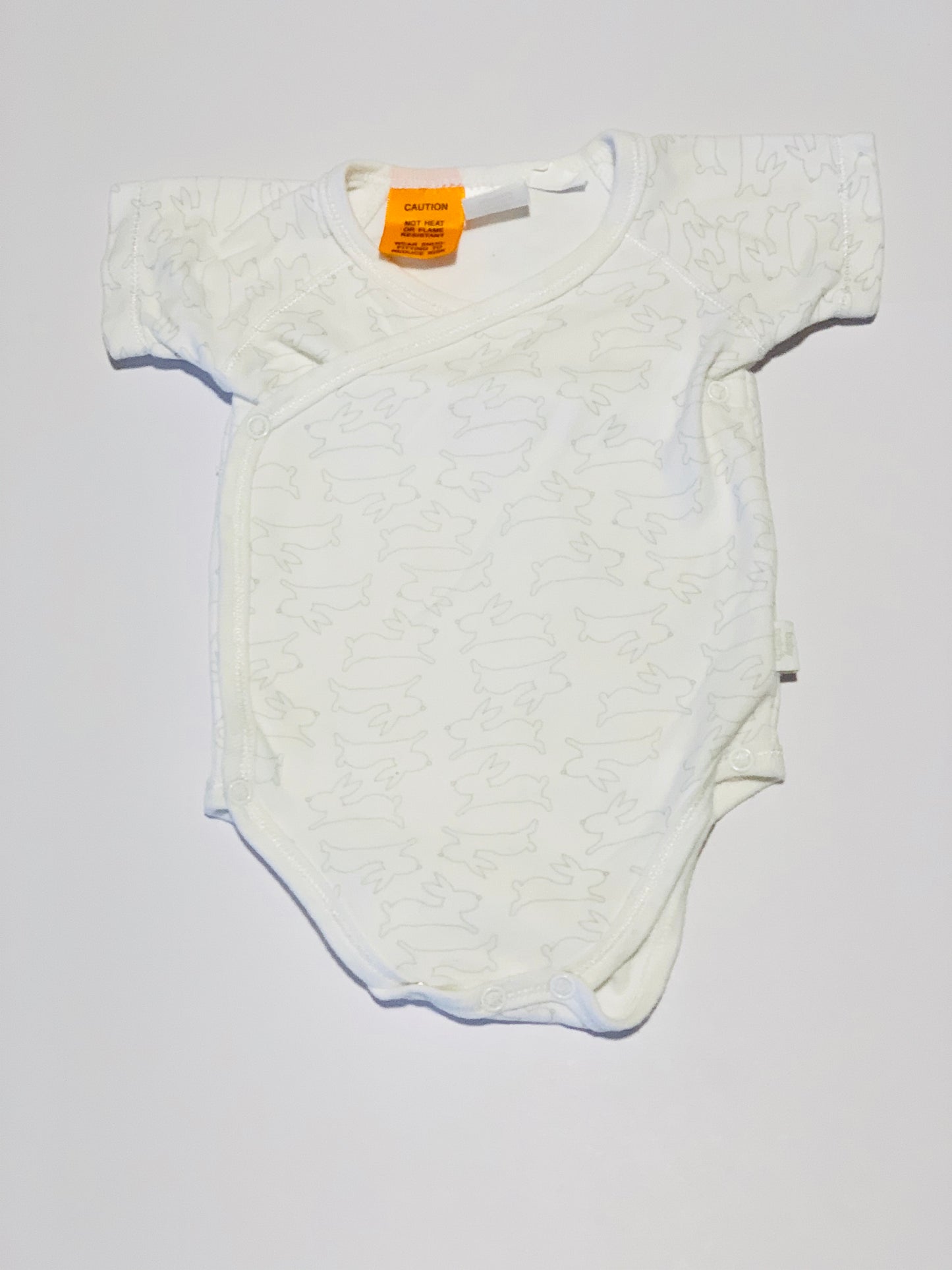 Grey bunny cross-over bodysuit - Size 00