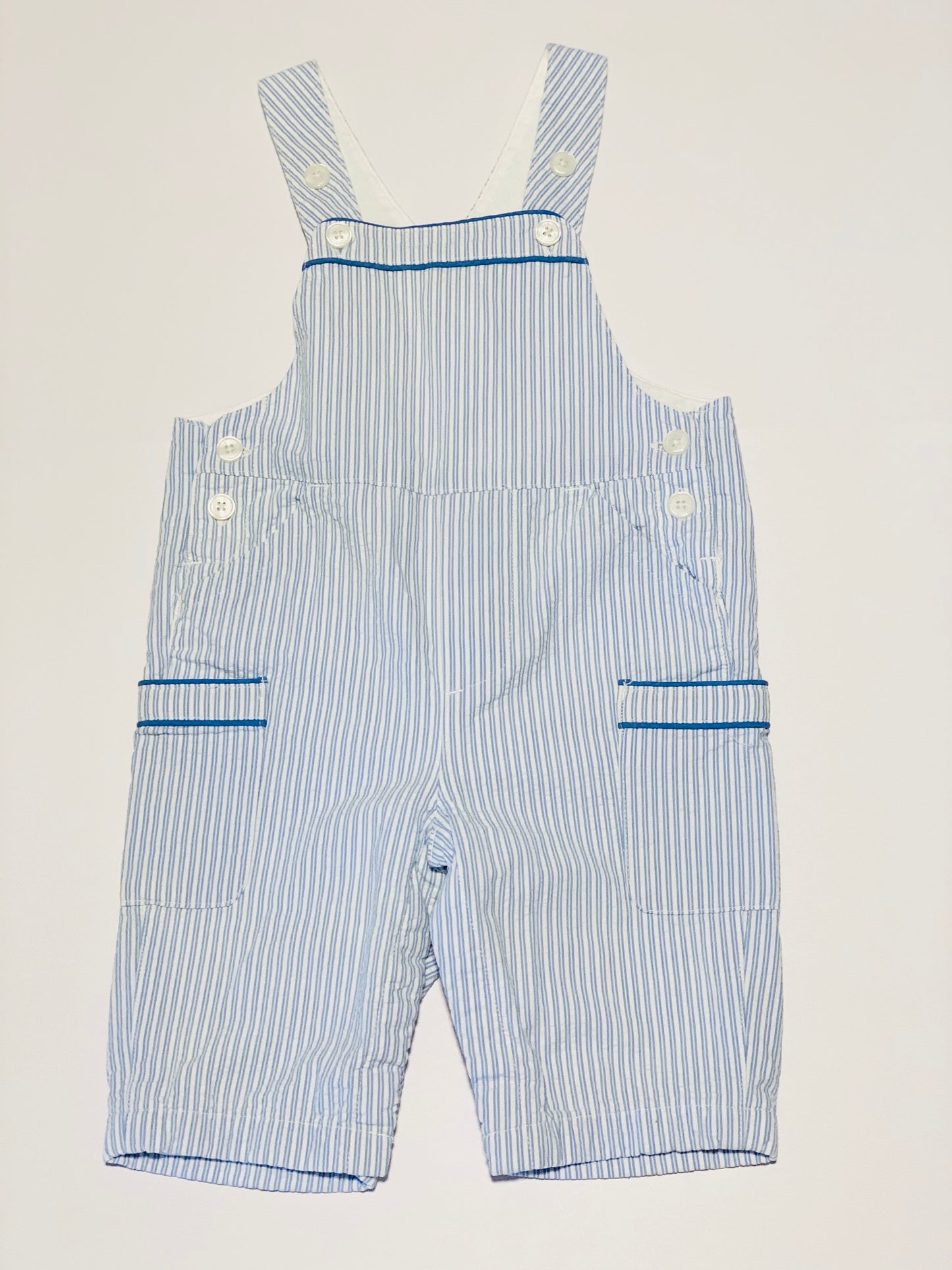 Blue stripe overalls - Size 00