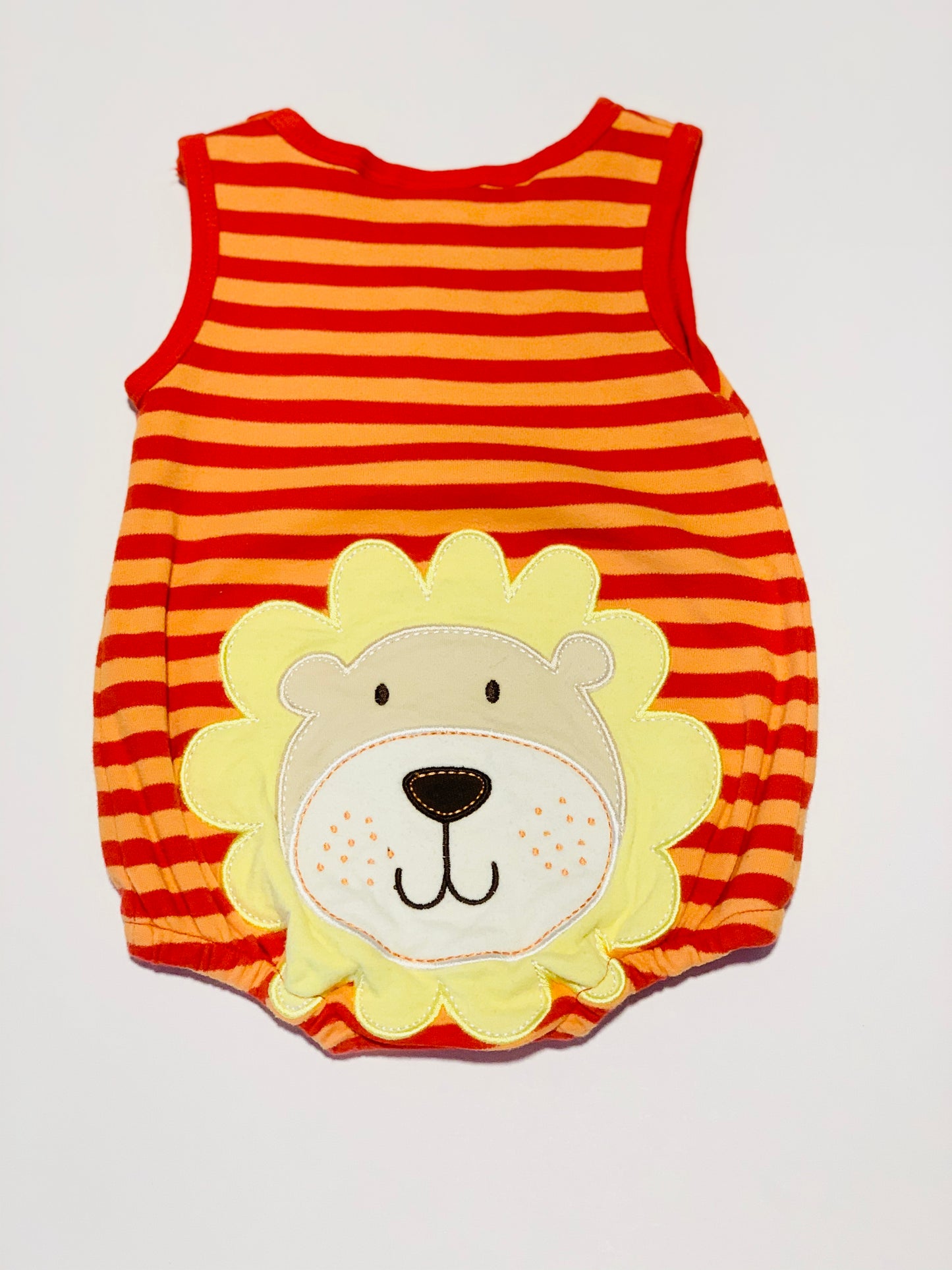 Striped lion romper - Size 00