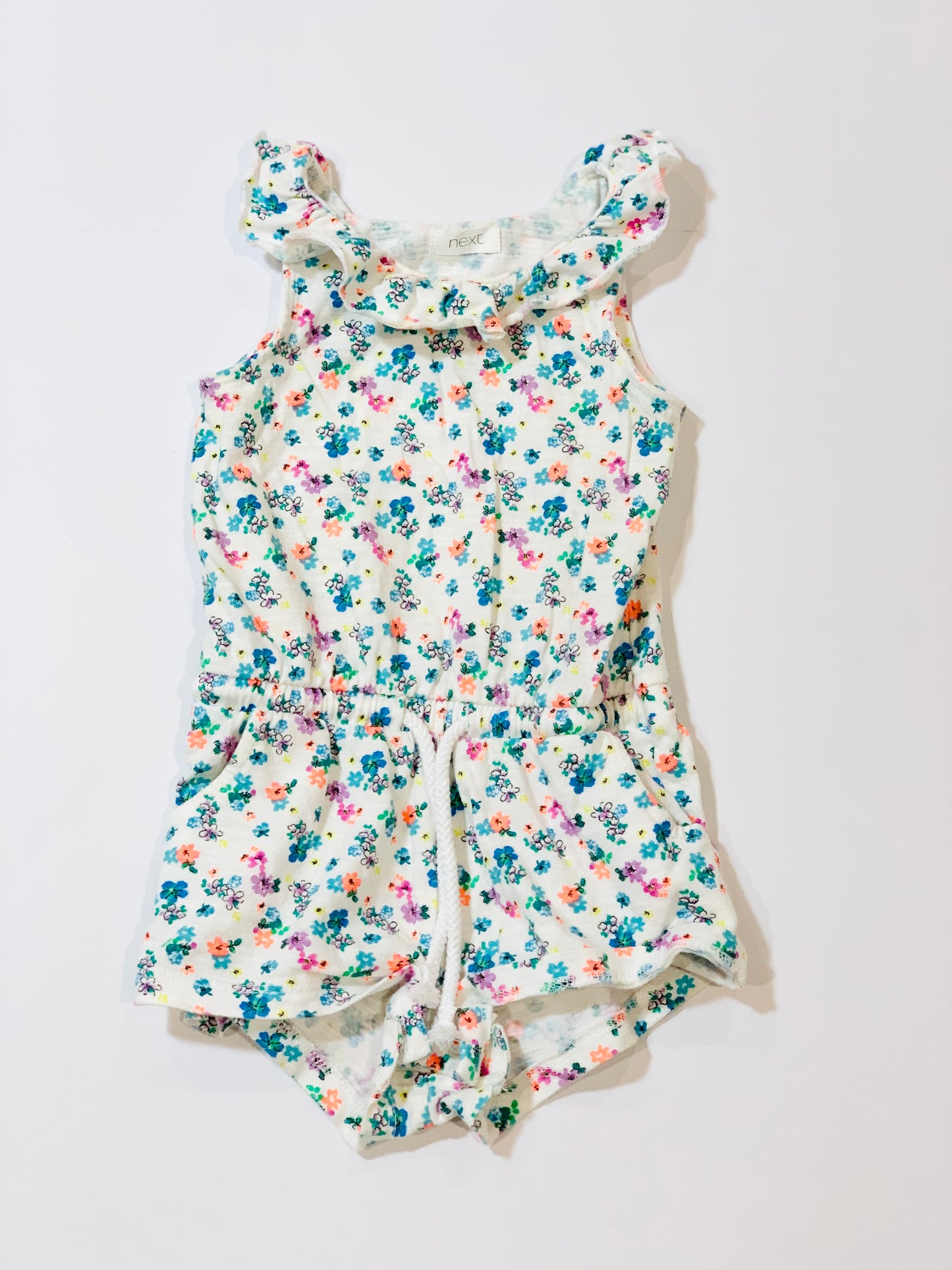 Floral romper - Size 6-9 months