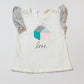 Flutter sleeve tee - Size 00