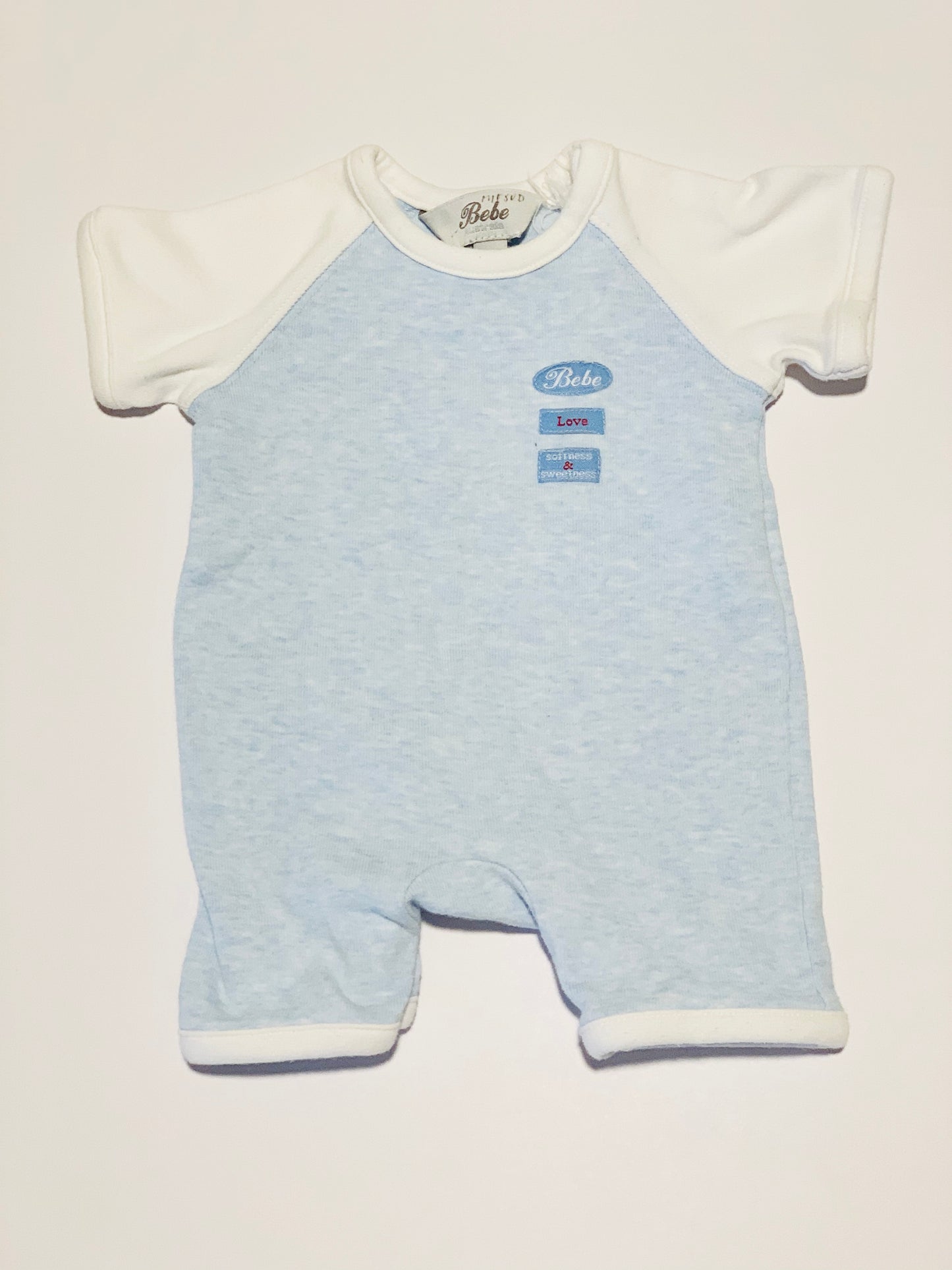 Light blue romper - Size 0000