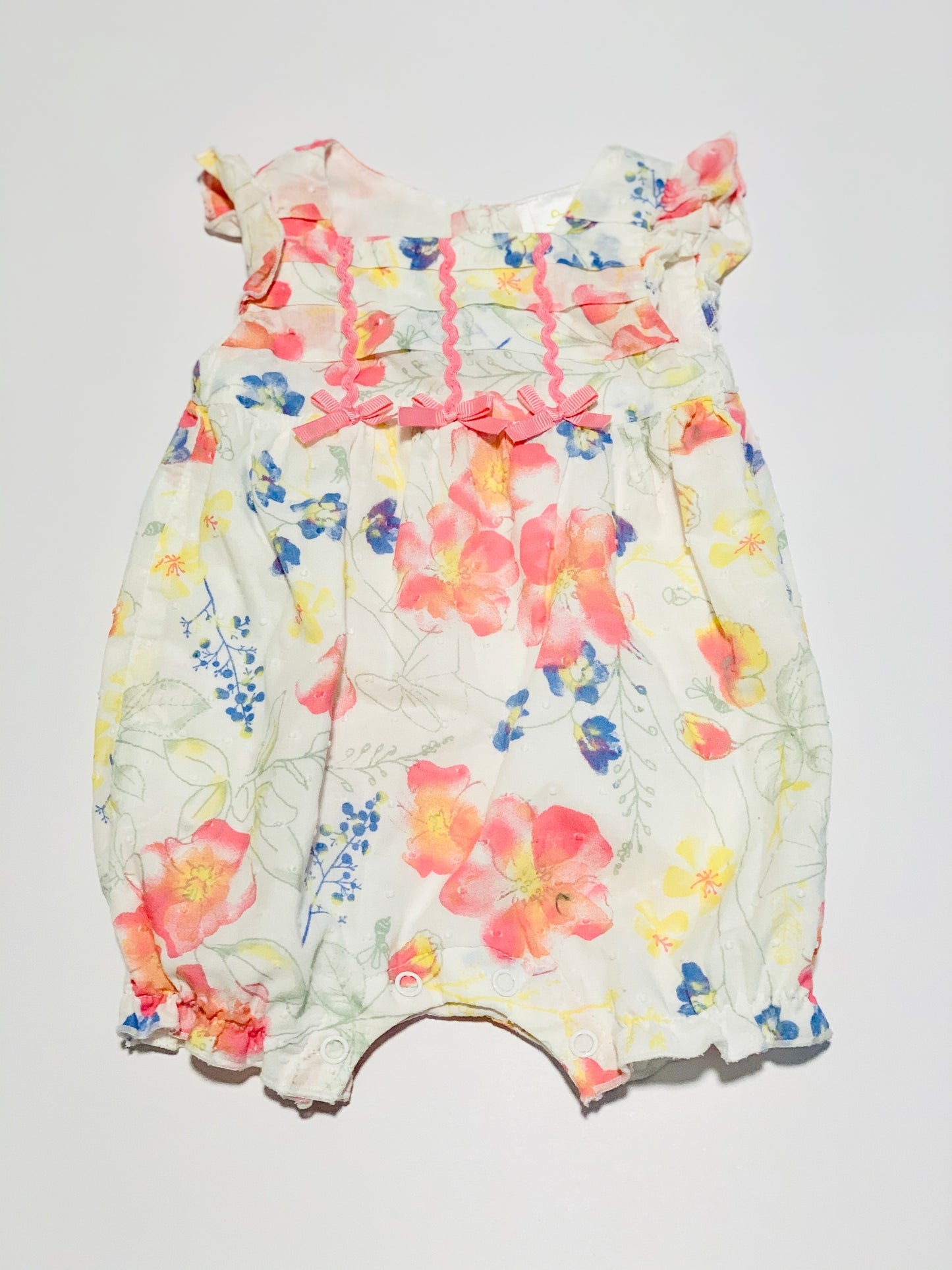 Floral romper - Size 0000