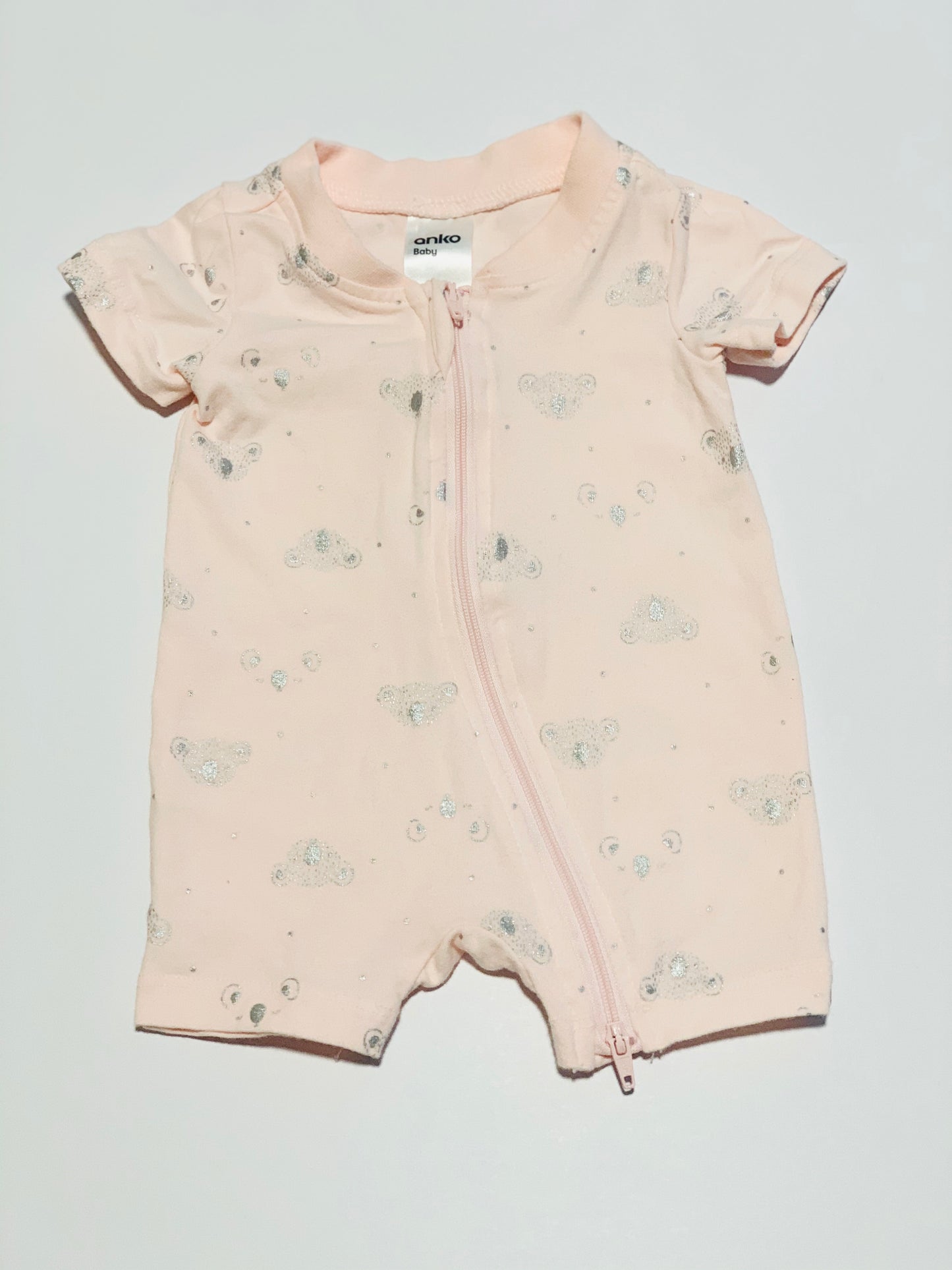 Koala zip romper - Size 0000