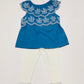 Blue embroidered set brand new - Size 00