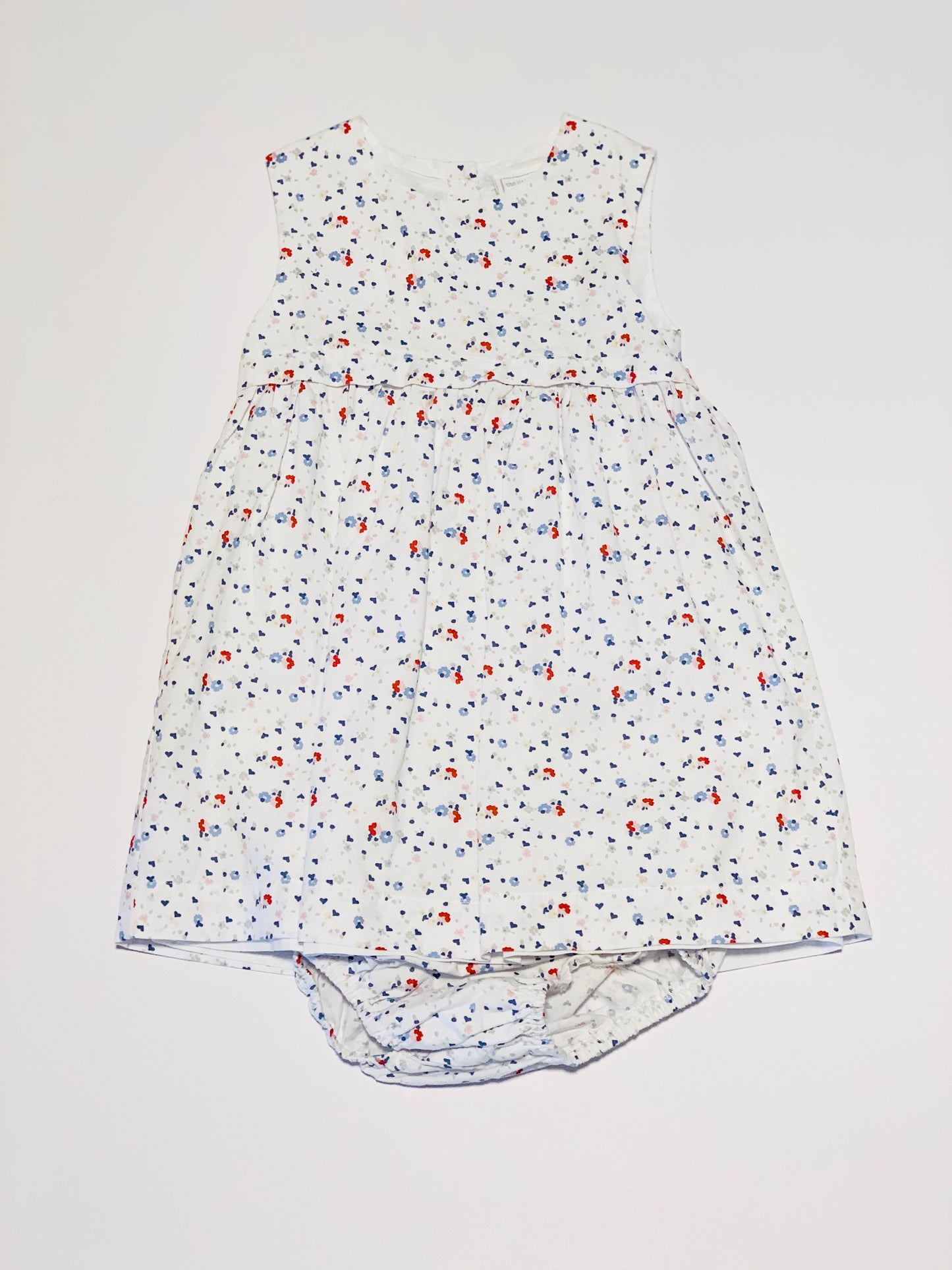 White floral dress - Size 1