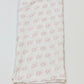Pink elephants cotton muslin wrap