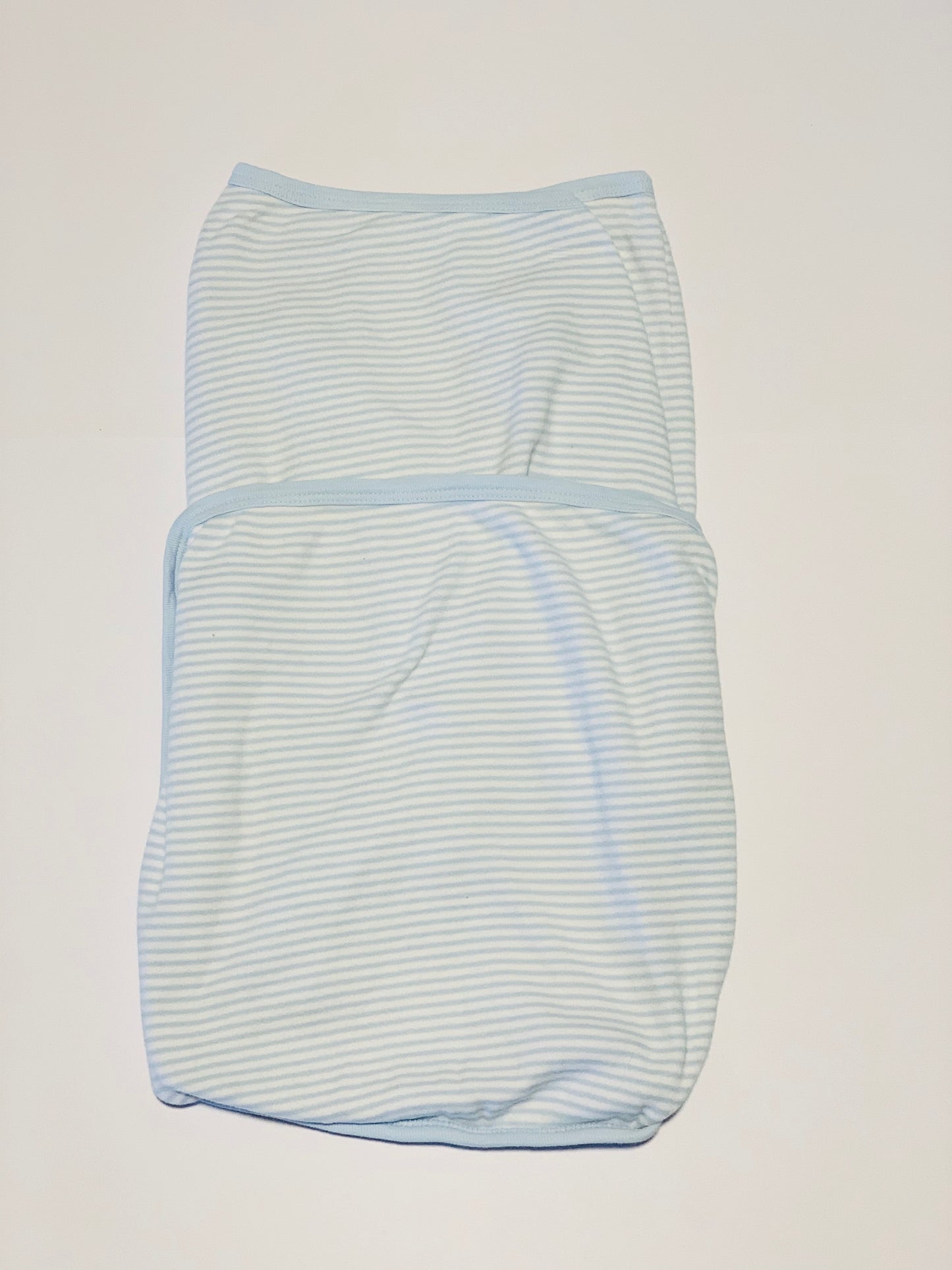 Blue stripe cocoon wrap - Size newborn