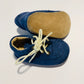 Navy baby mocs - Size 6-12 months