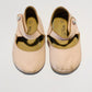 Pink leather soft shoes - Size L (12-13cm)