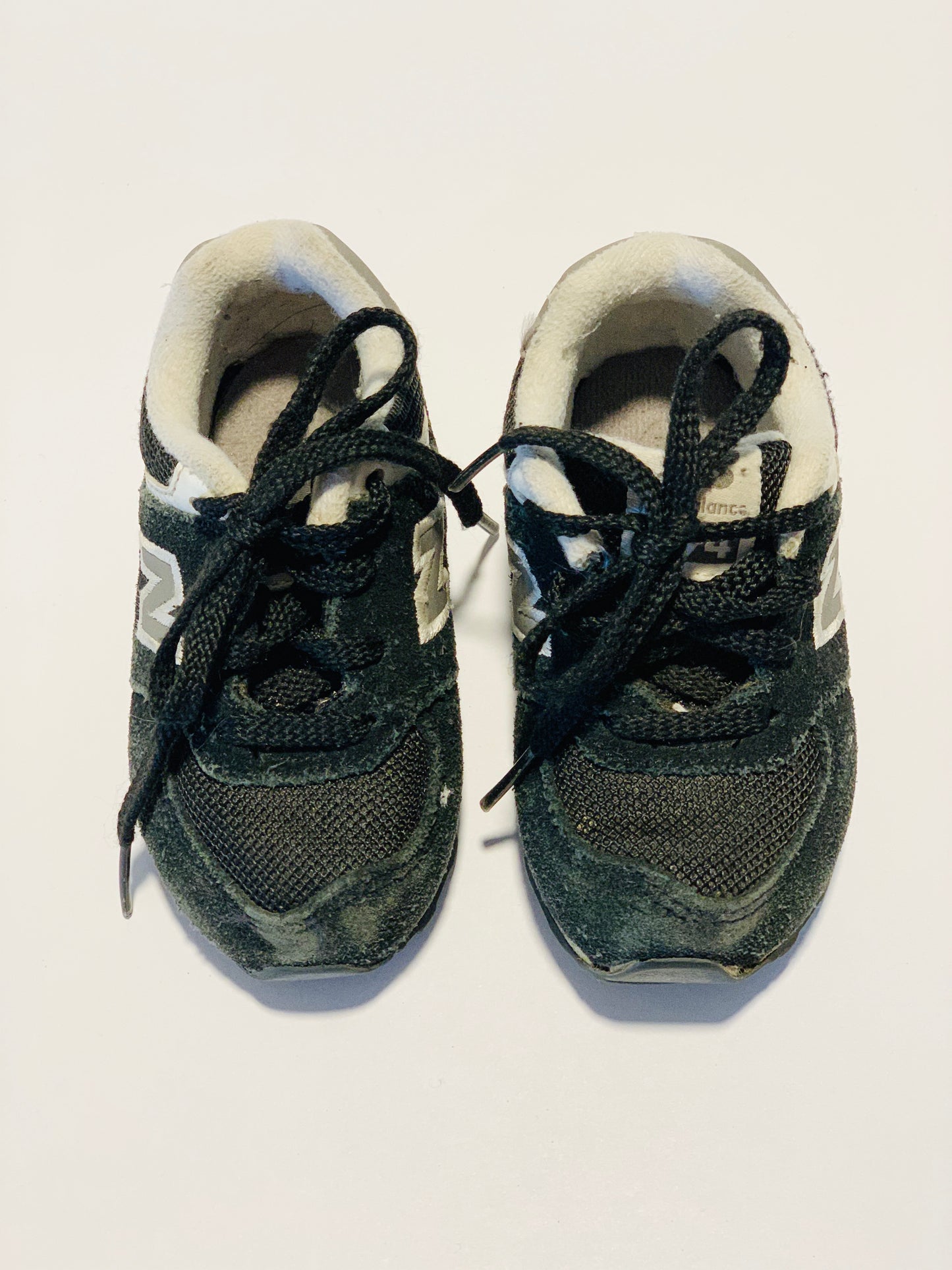 Black suede 574 sneakers - Size US5