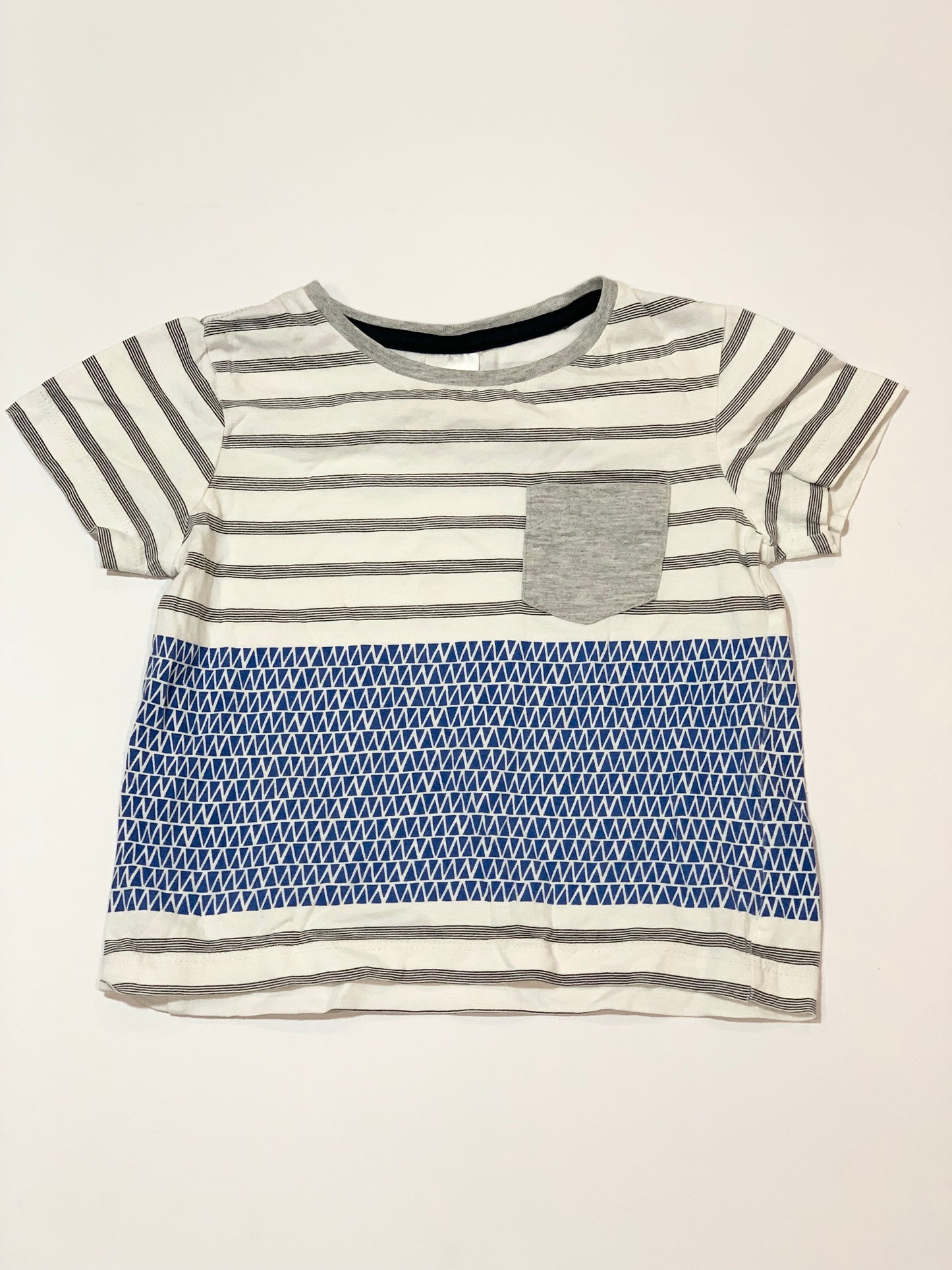 Patterned pocket tee - Size 1