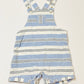 Striped overalls - Size 1