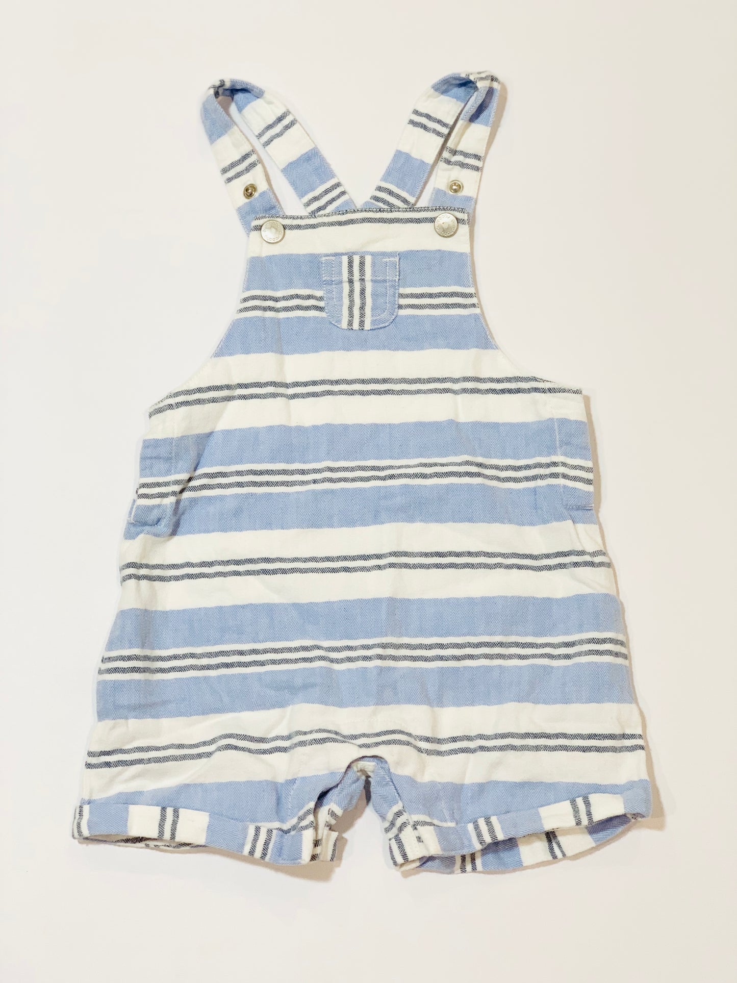Striped overalls - Size 1