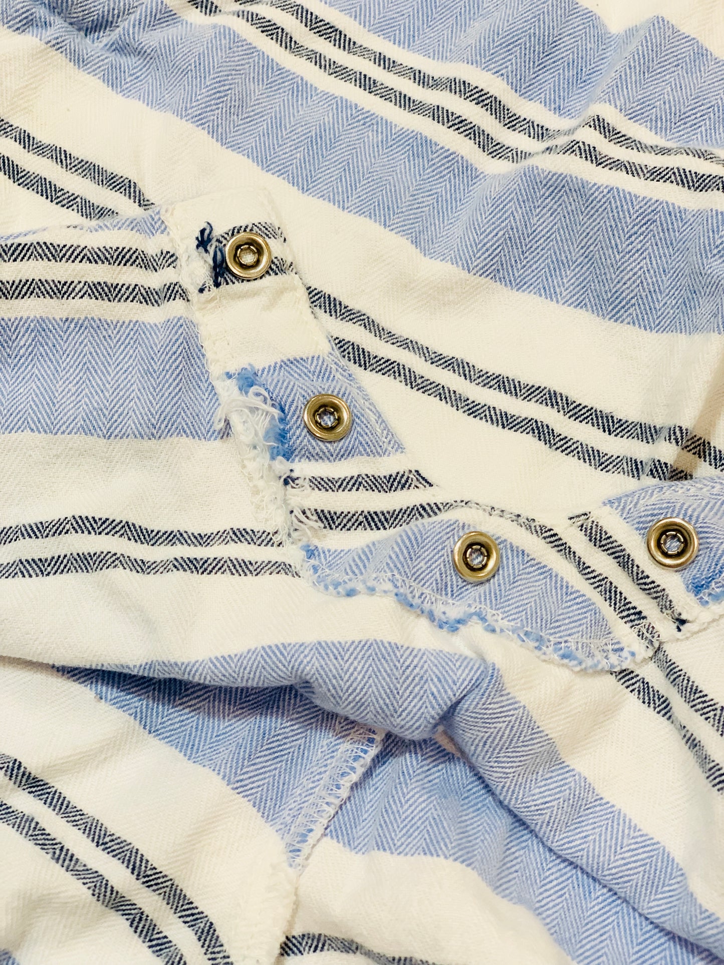 Striped overalls - Size 1