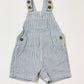 Striped overalls - Size 6-9 months