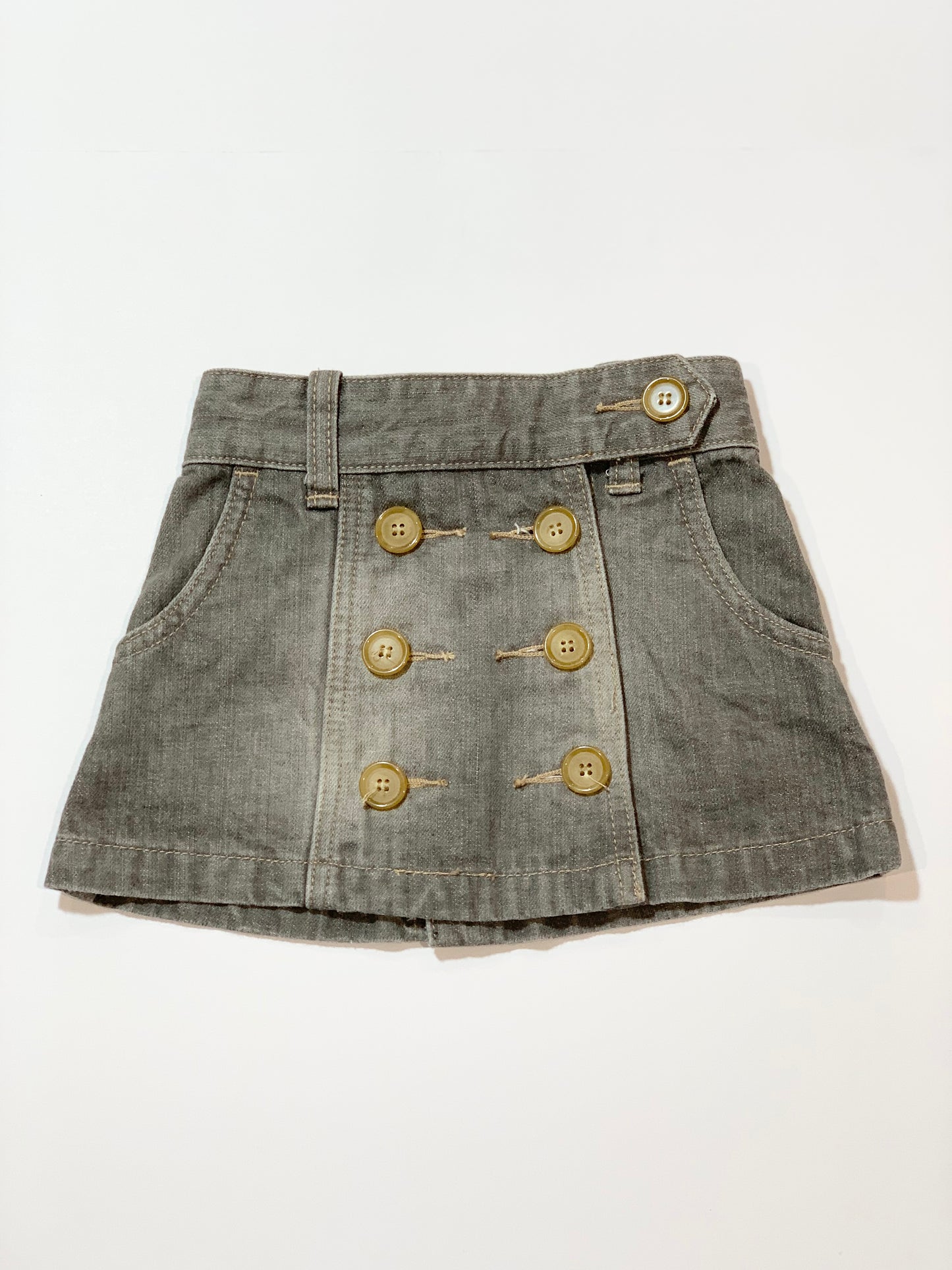 Grey denim skirt - Size 2