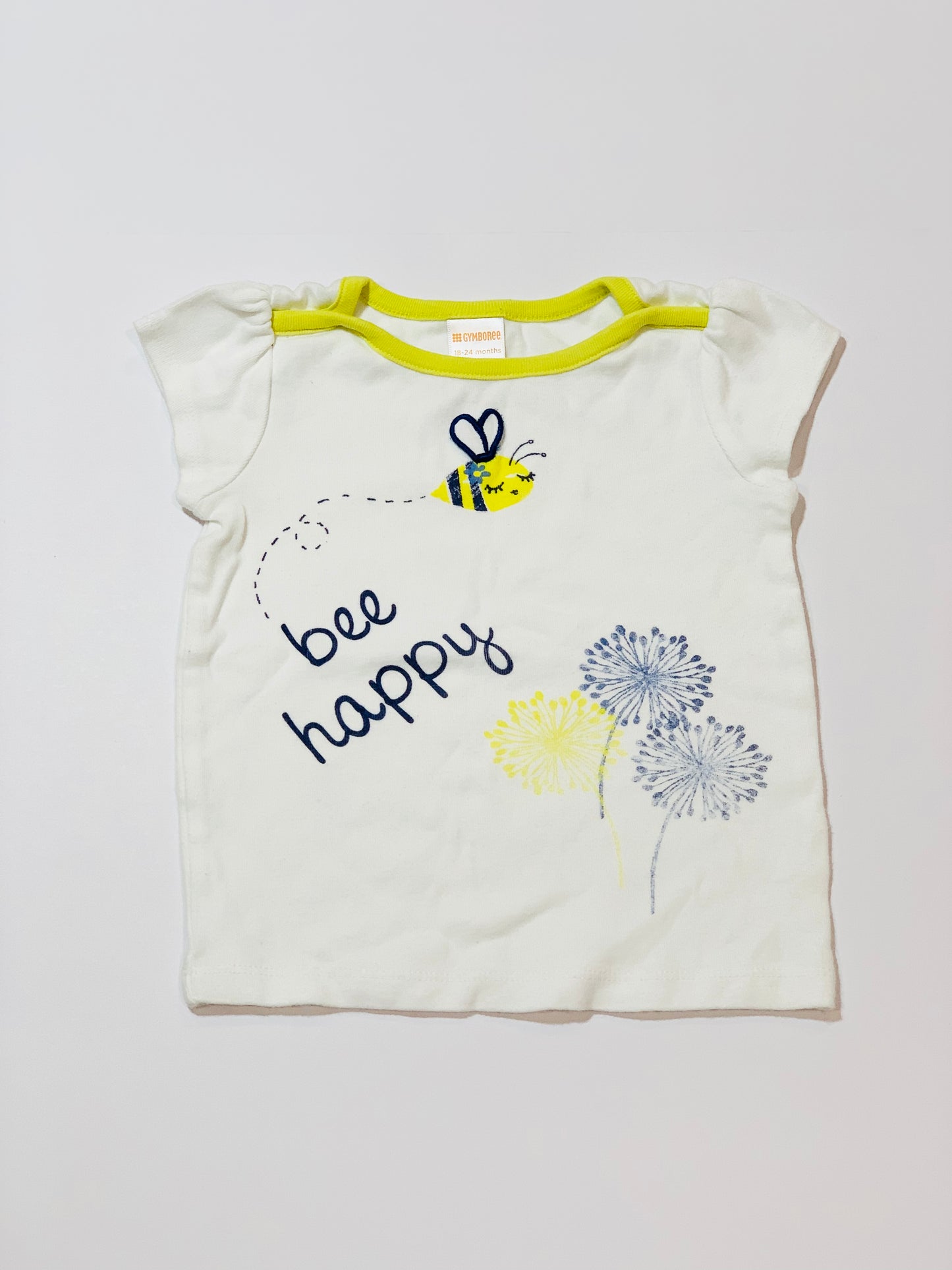 Bee happy tee - Size 2