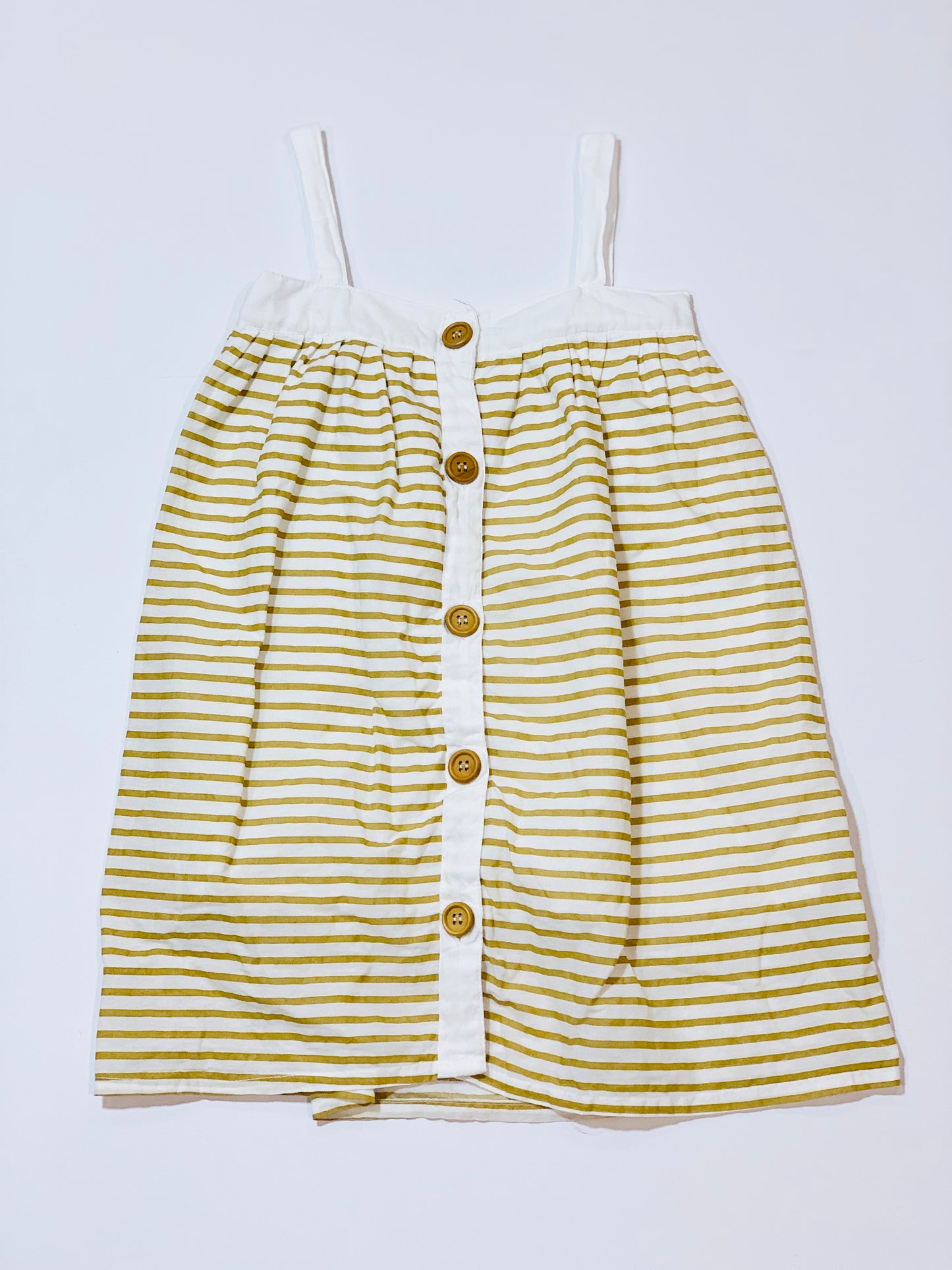 Striped button dress - Size 2