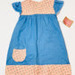 Blue floral dress - Size 2