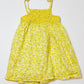 Yellow smocked dress - Size 2-3