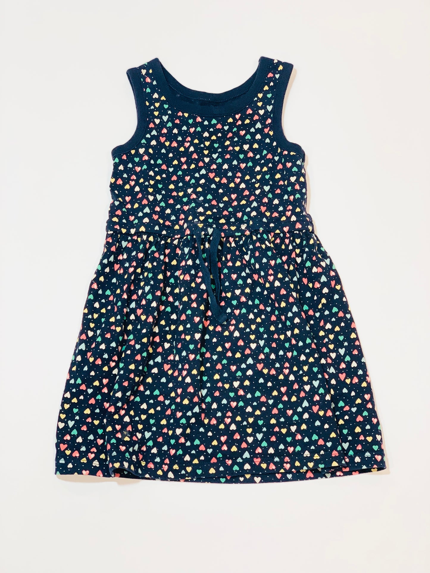 Hearts jersey dress - Size 3