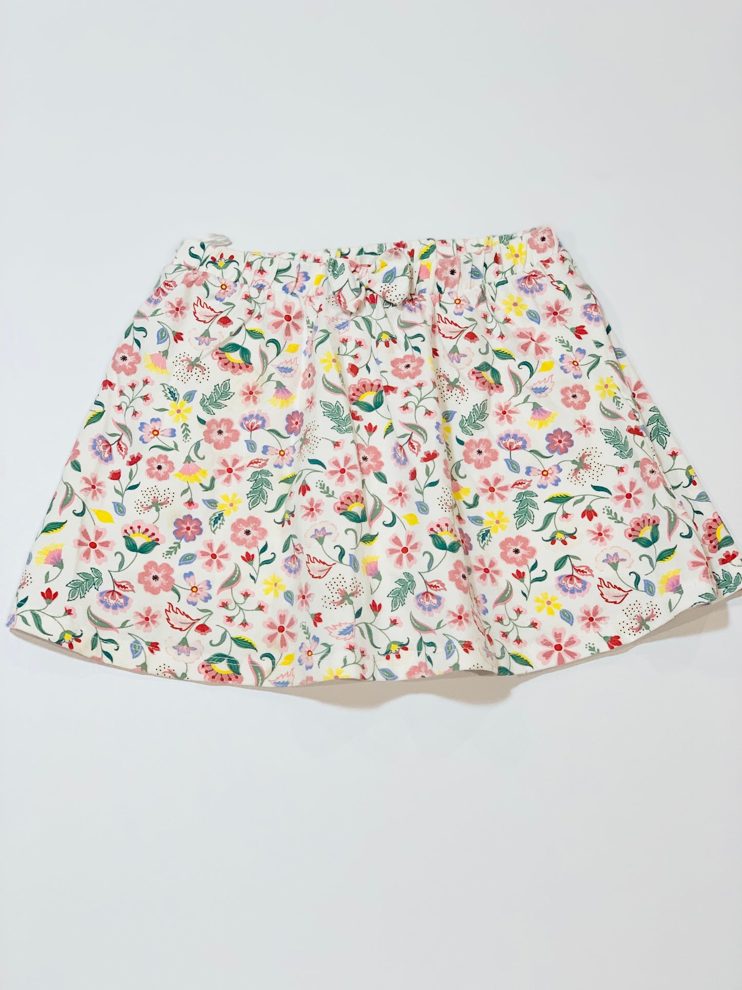 Floral jersey skirt - Size 1